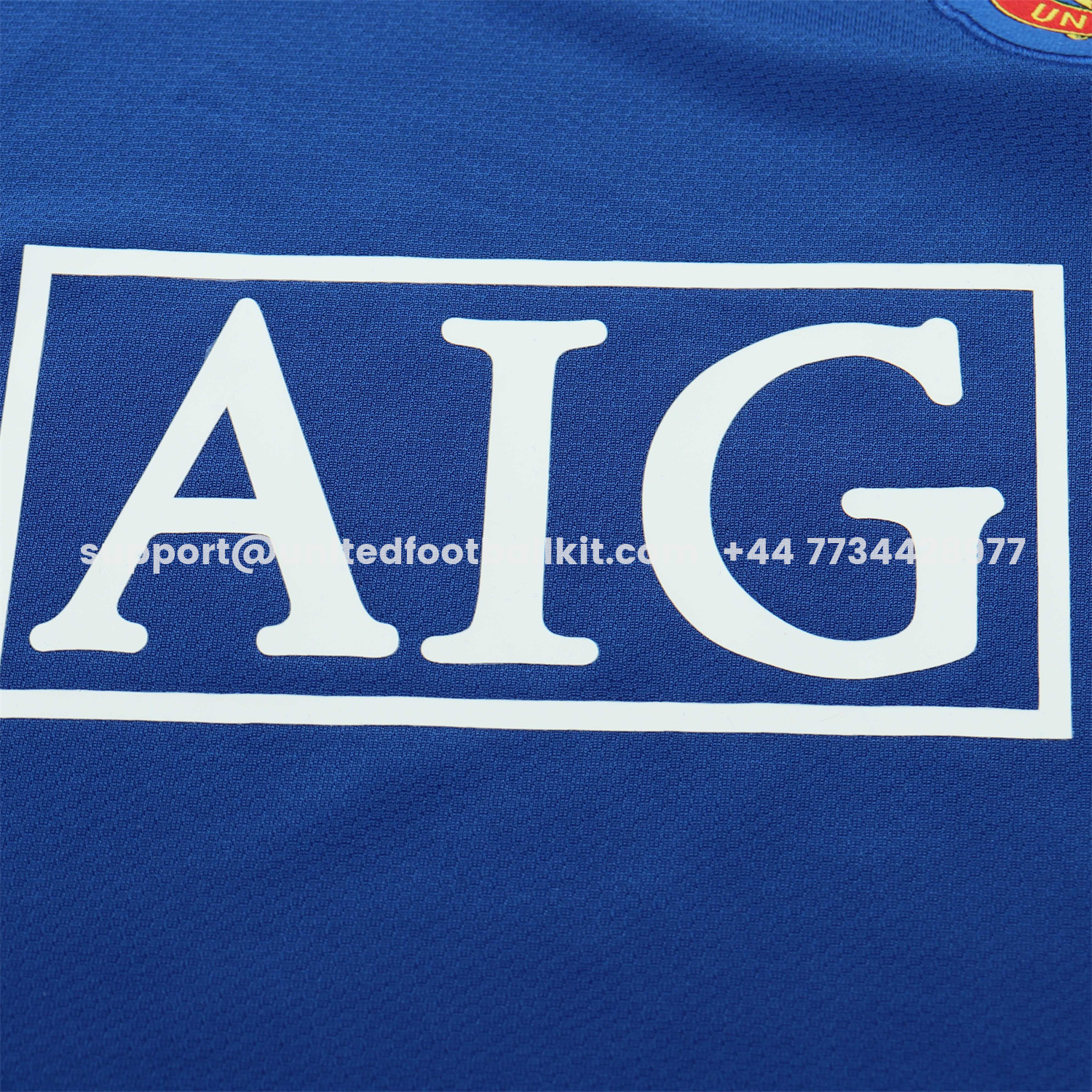 Unitedfootballkit.com | Retro Manchester United 2008-09 Third Long Sleeves Kids Kit -Customize Name, Number and Patch | Worldwide Shipping