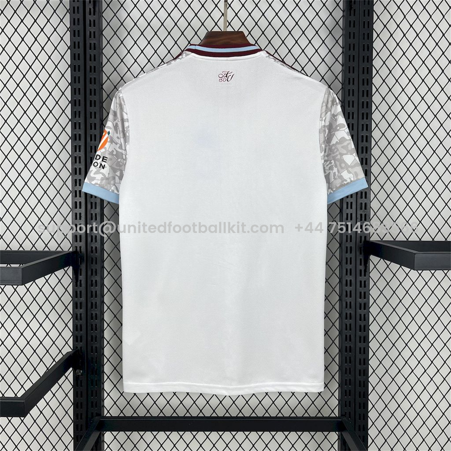 Unitedfootballkit.com | Aston Villa 25-26 White Special Edition Jersey - Fans Version -Customize Name, Number and Patch | Worldwide Shipping