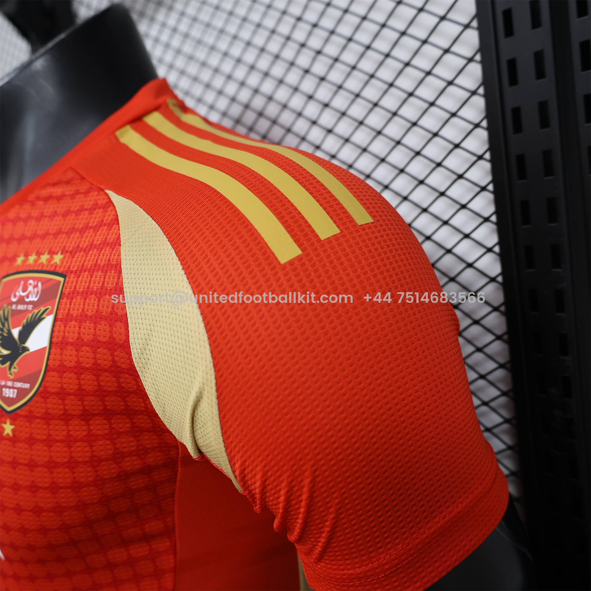 Unitedfootballkit.com | Al Ahly SC 24-25 Home Jersey - Player Version -Customize Name, Number and Patch | Worldwide Shipping