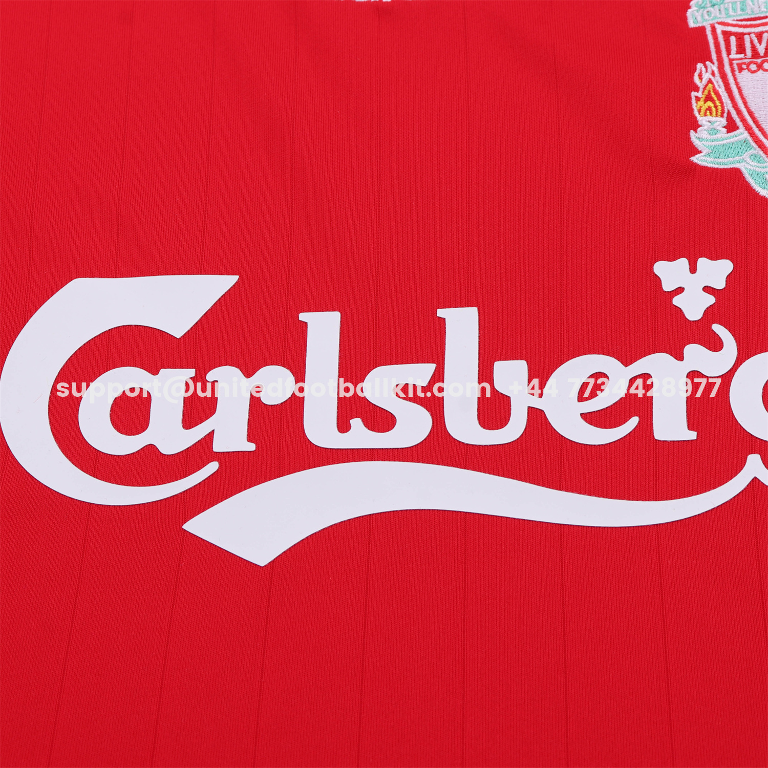 Unitedfootballkit.com | Retro Liver.pool 2006-08 Home Kids Kit -Customize Name, Number and Patch | Worldwide Shipping