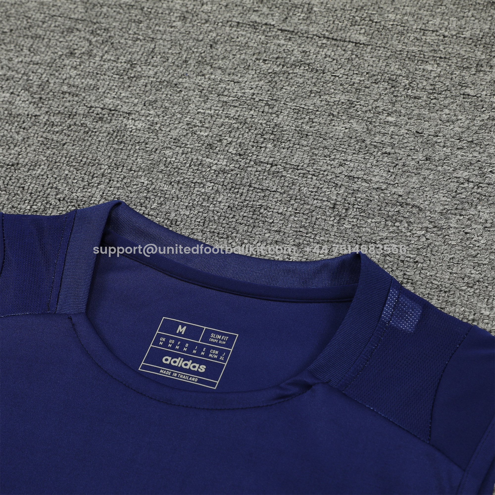 Unitedfootballkit.com | Arsenal 24-25 Vest Training Set - Blue -Customize Name, Number and Patch | Worldwide Shipping