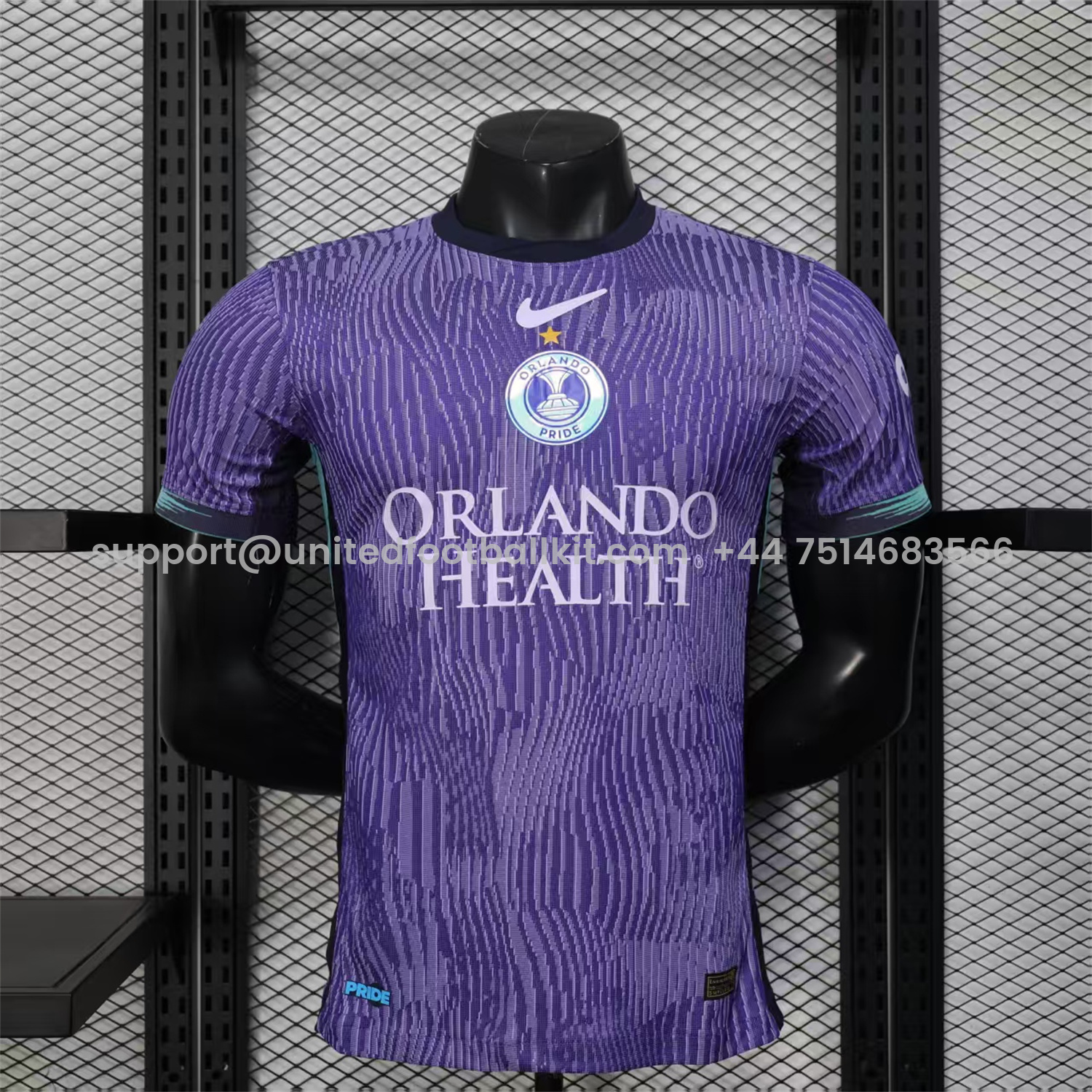 Unitedfootballkit.com | Orlando Pride 25-26 Home Jersey - Player Version -Customize Name, Number and Patch | Worldwide Shipping
