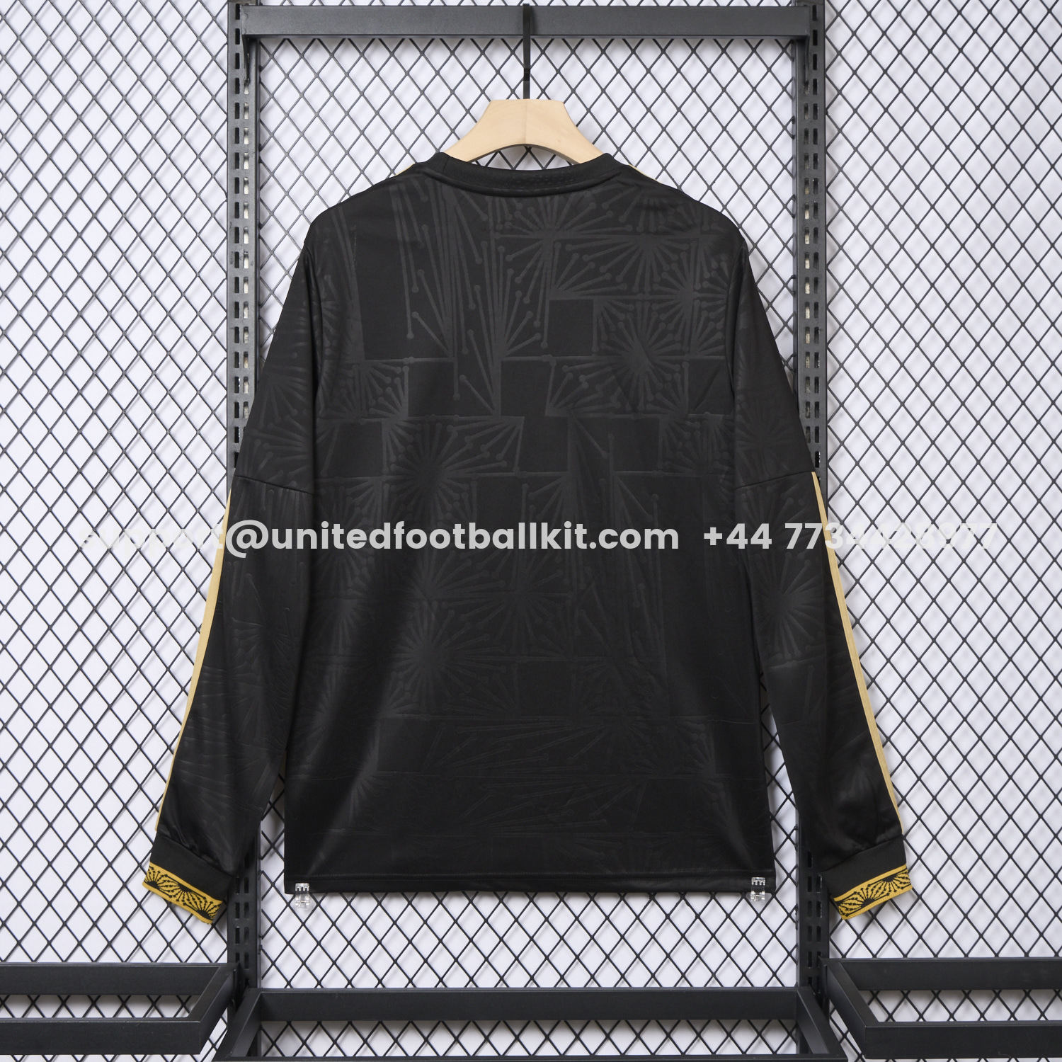 Unitedfootballkit.com | Mexico 2025 Gold Cup Black Long Sleeves Jersey - Fans Version -Customize Name, Number and Patch | Worldwide Shipping