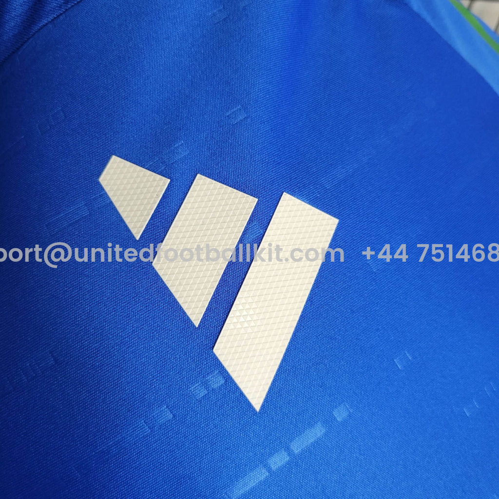 Unitedfootballkit.com | Italy 2024 Home Stadium Jersey - Player Version -Customize Name, Number and Patch | Worldwide Shipping