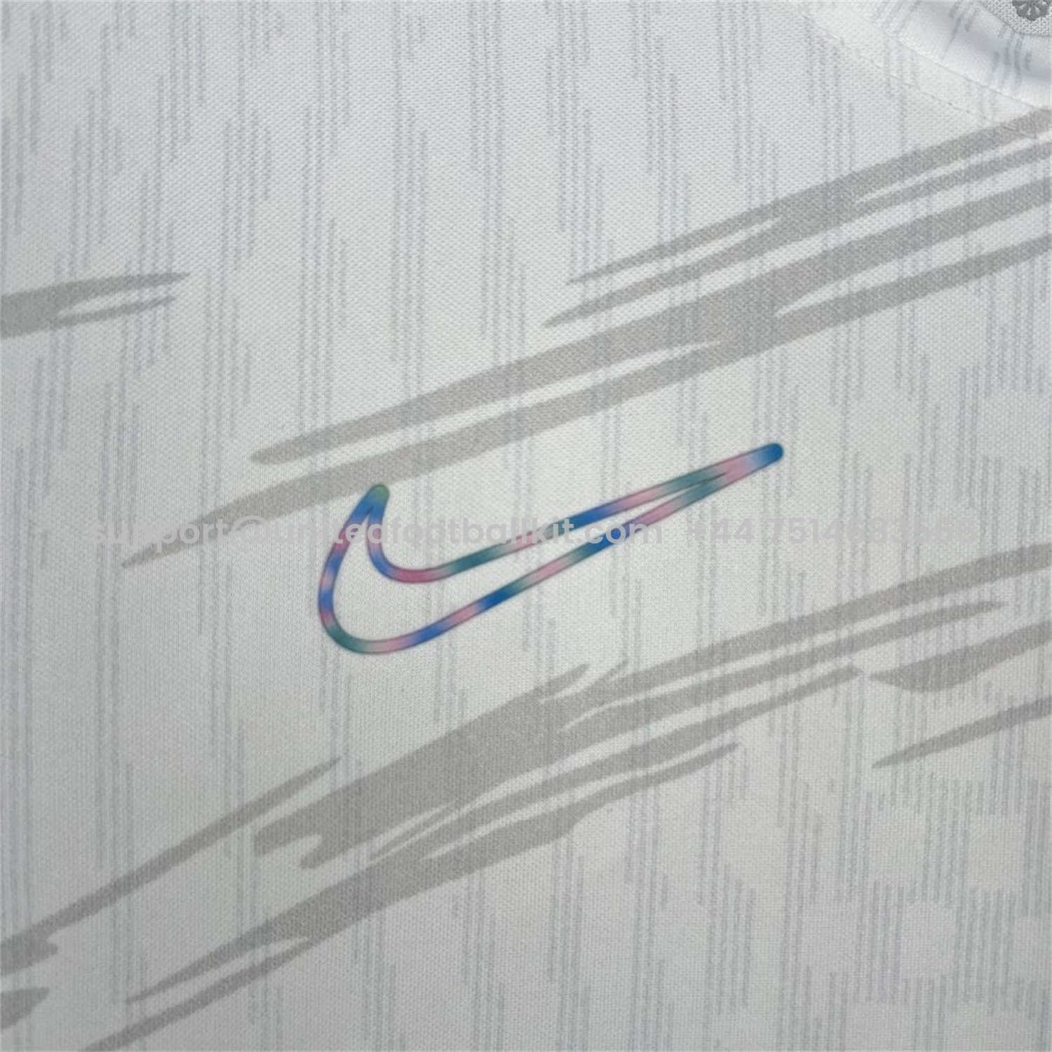 Unitedfootballkit.com | Barcelona 25-26 Colored Cuffs White Jersey - Fans Version -Customize Name, Number and Patch | Worldwide Shipping