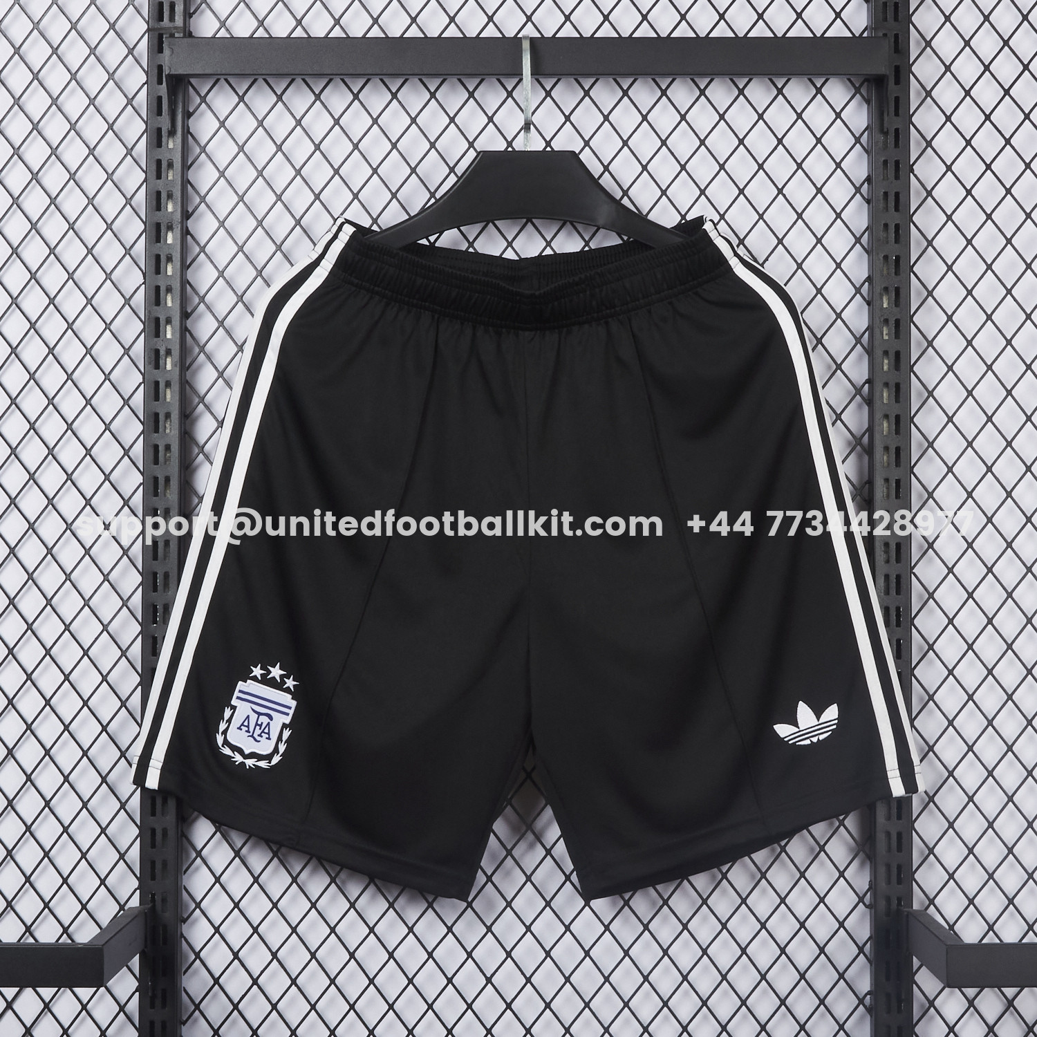 Unitedfootballkit.com | Argentina 2026 Away Shorts - Fans Version -Customize Name, Number and Patch | Worldwide Shipping