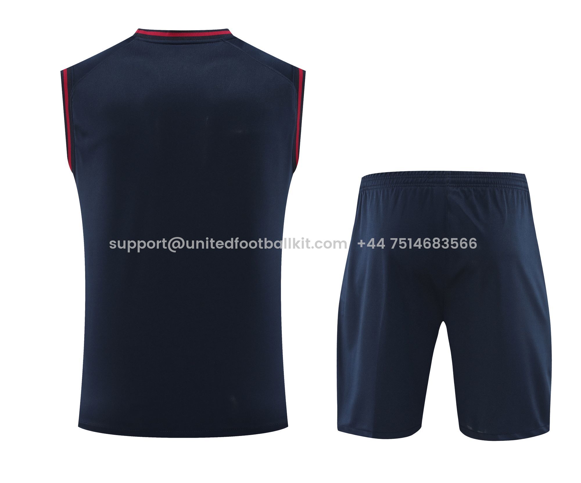 Unitedfootballkit.com | Barcelona 24-25 Training Vest Suit - Blue with Pattern -Customize Name, Number and Patch | Worldwide Shipping