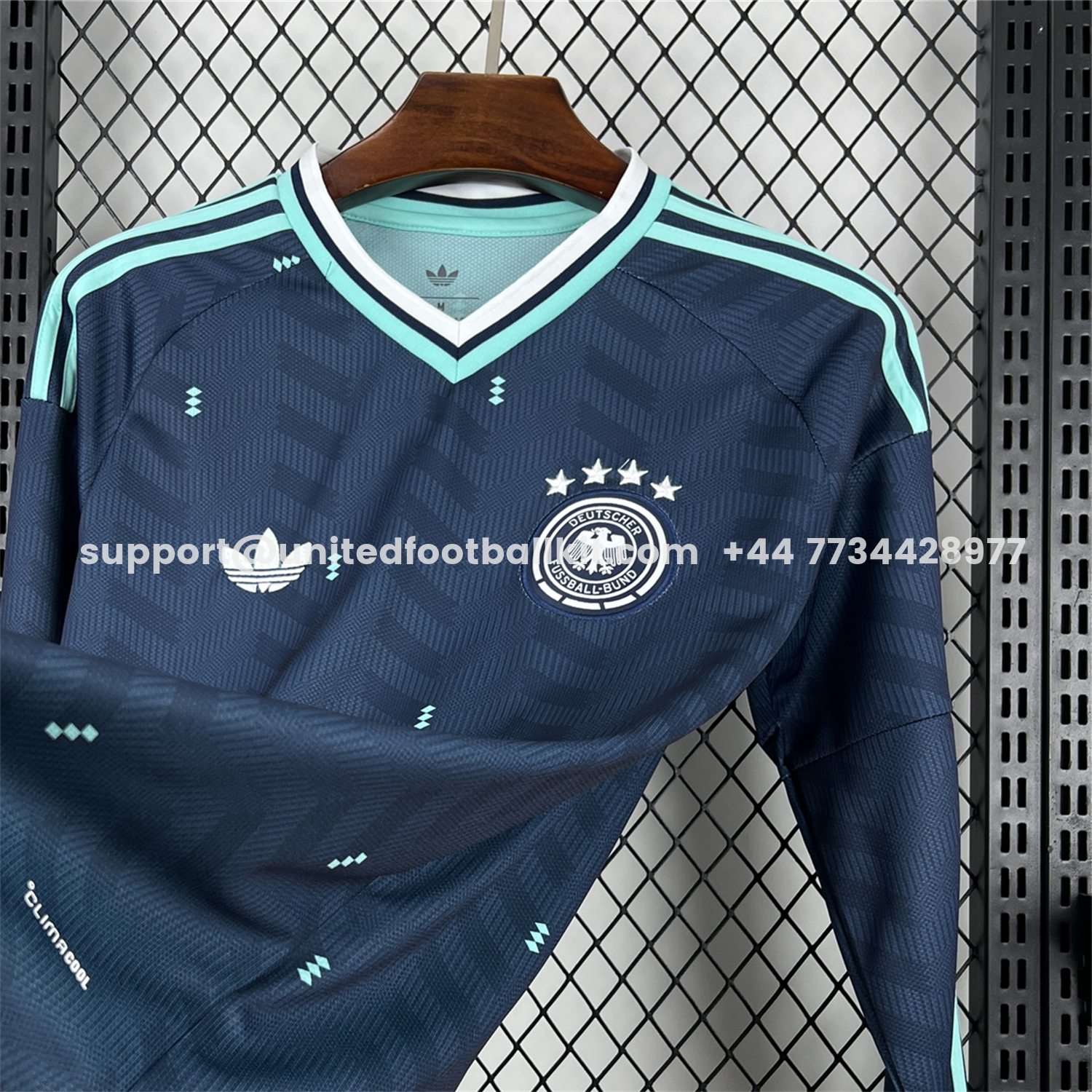 Unitedfootballkit.com | Germany 2026 Away Long Sleeves Jersey - Fans Version -Customize Name, Number and Patch | Worldwide Shipping