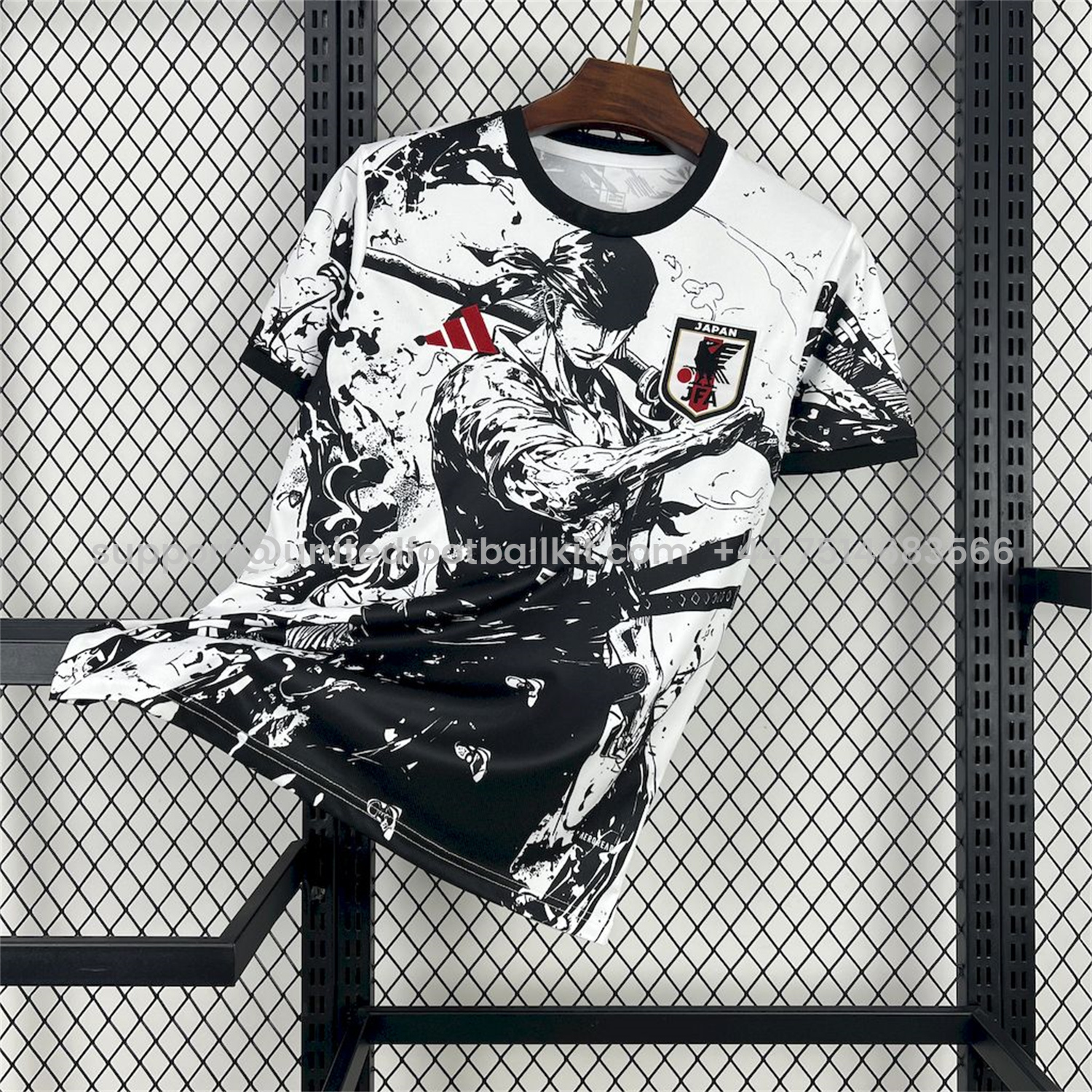 Unitedfootballkit.com | Japan 25-26 Roronoa Zoro Special Edition Jersey - Fans Version -Customize Name, Number and Patch | Worldwide Shipping