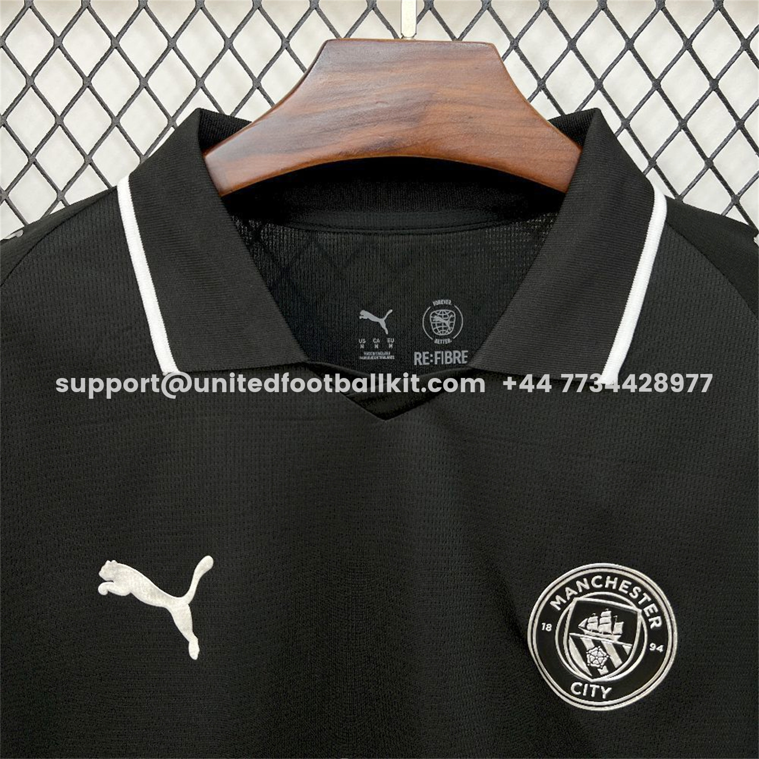 Unitedfootballkit.com | Manchester City 25-26 Away Long Sleeves Black Jersey - Fans Version -Customize Name, Number and Patch | Worldwide Shipping