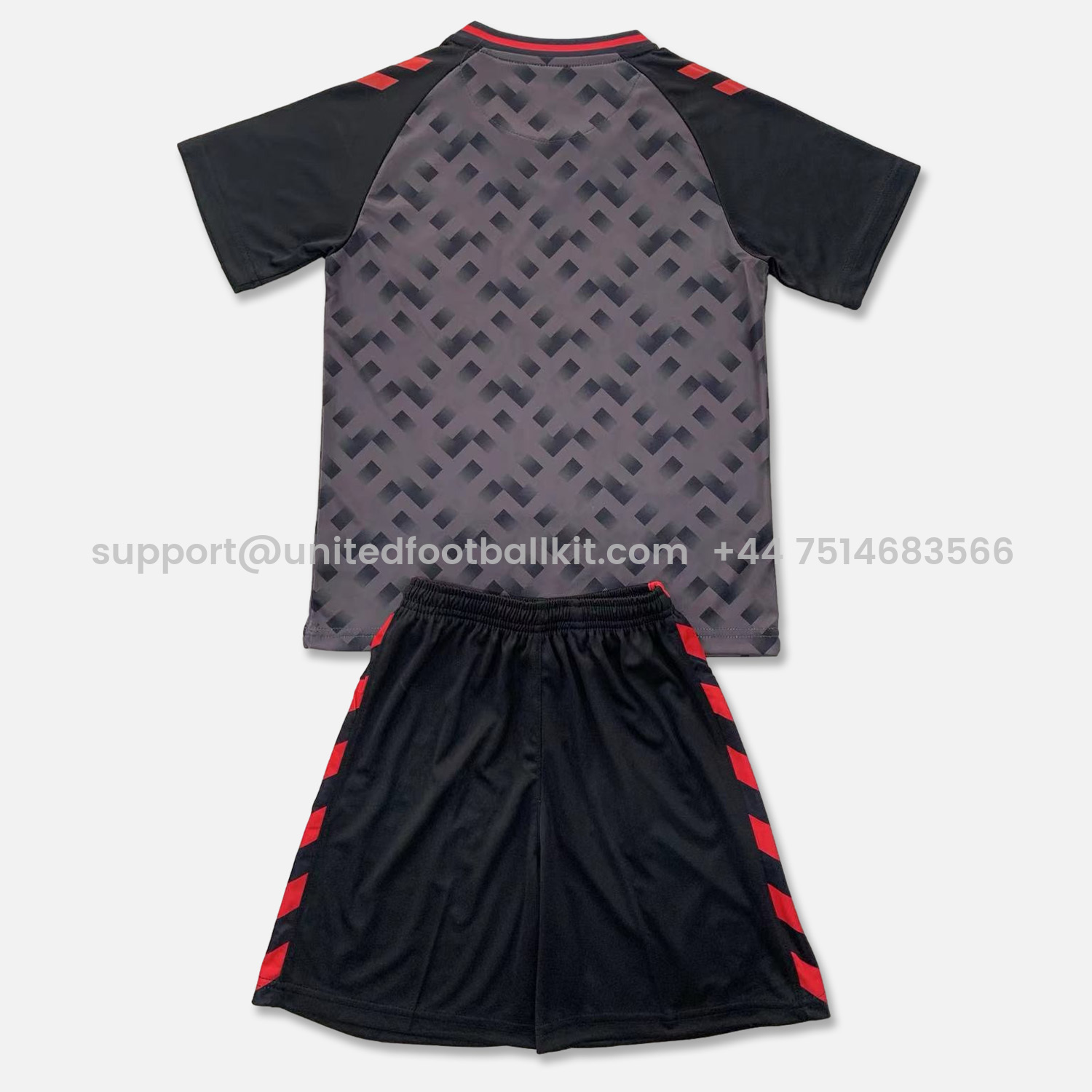 Unitedfootballkit.com | Sunderland 24-25 Black Goalkeeper Kids Kit -Customize Name, Number and Patch | Worldwide Shipping