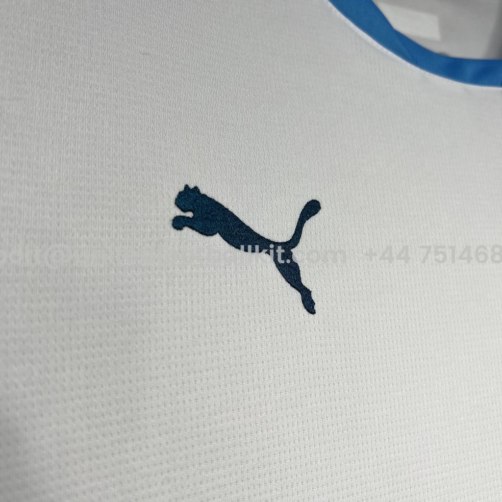 Unitedfootballkit.com | Marseille 24-25 Home Stadium Jersey - Fans Version -Customize Name, Number and Patch | Worldwide Shipping