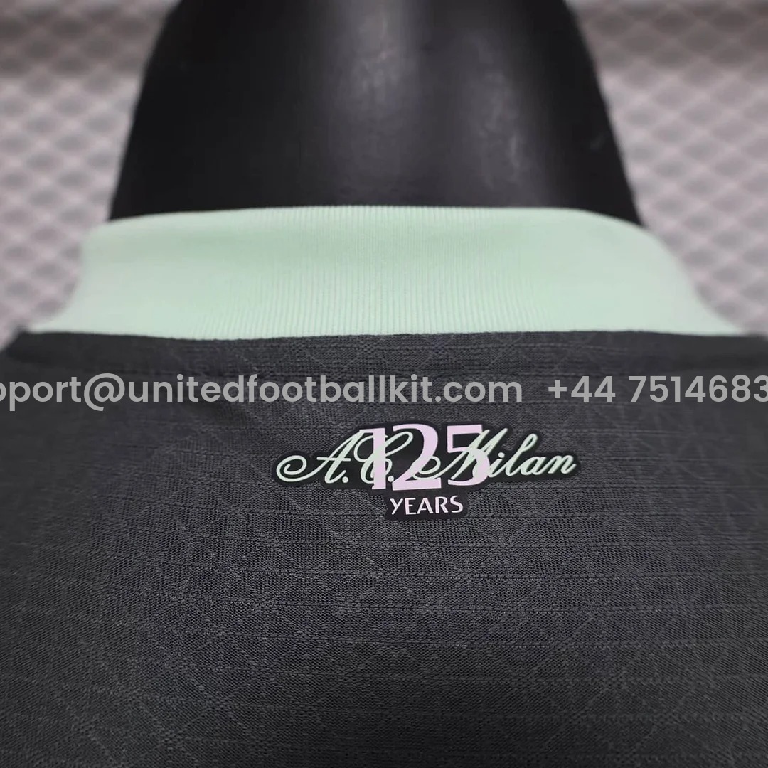 Unitedfootballkit.com | AC Milan 24-25 Third Jersey - Player Version -Customize Name, Number and Patch | Worldwide Shipping
