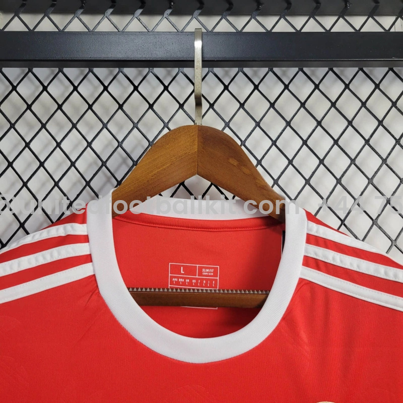 Unitedfootballkit.com | Bayern Munich 24-25 Red Training Jersey - Fans Version -Customize Name, Number and Patch | Worldwide Shipping