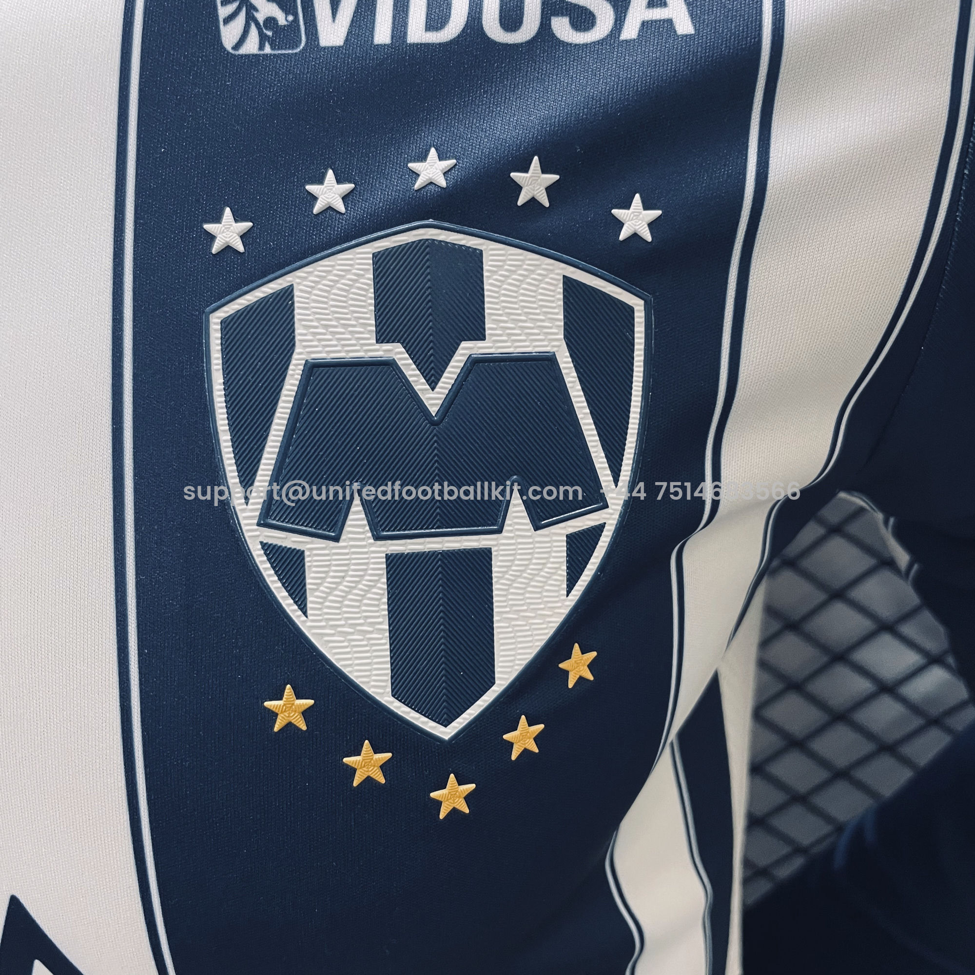 Unitedfootballkit.com | Rayados Monterrey 24-25 Home Long Sleeves Jersey - Player Version -Customize Name, Number and Patch | Worldwide Shipping