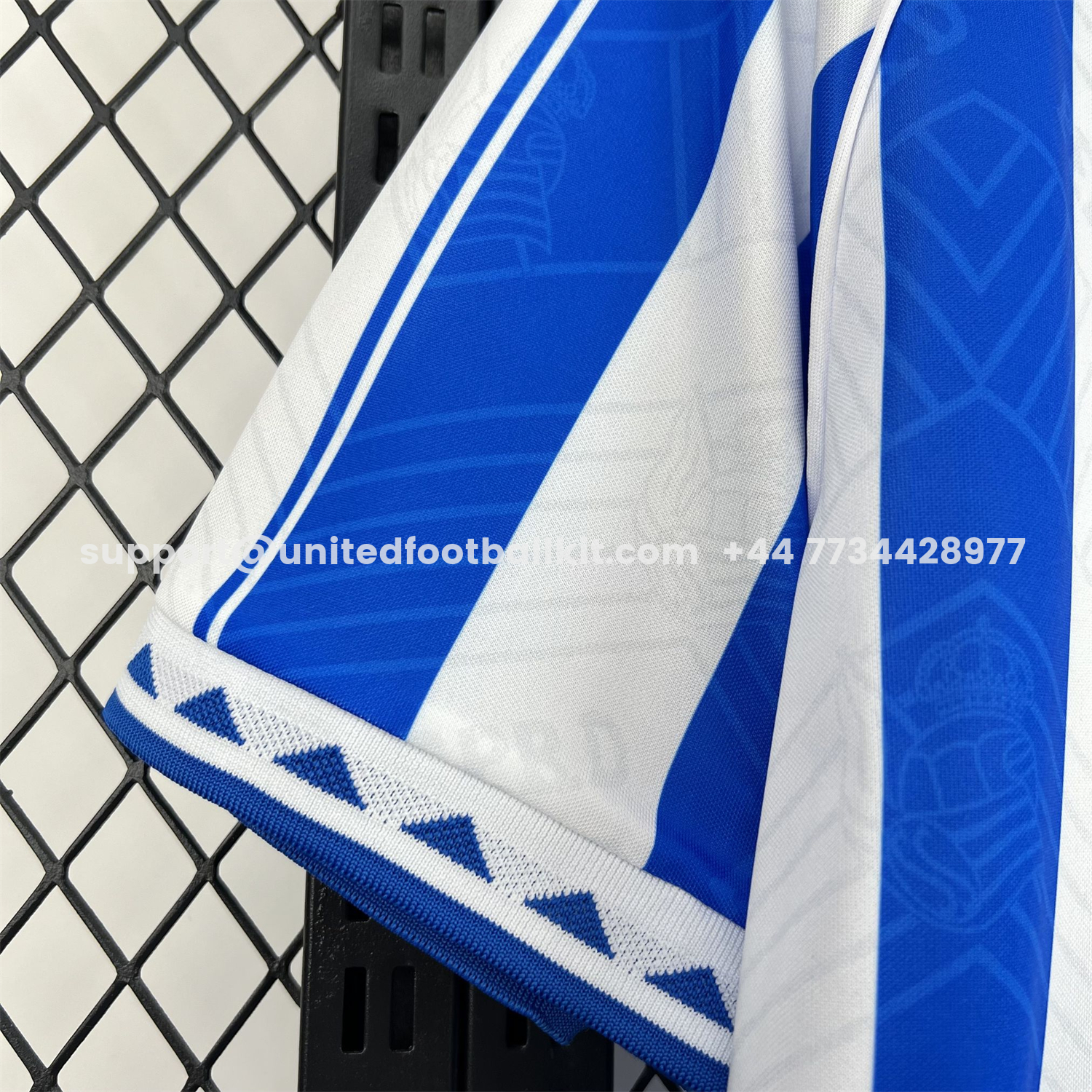 Unitedfootballkit.com | Real Sociedad 25-26 White With Royal Blue Retro Style Special Jersey - Fans Version -Customize Name, Number and Patch | Worldwide Shipping