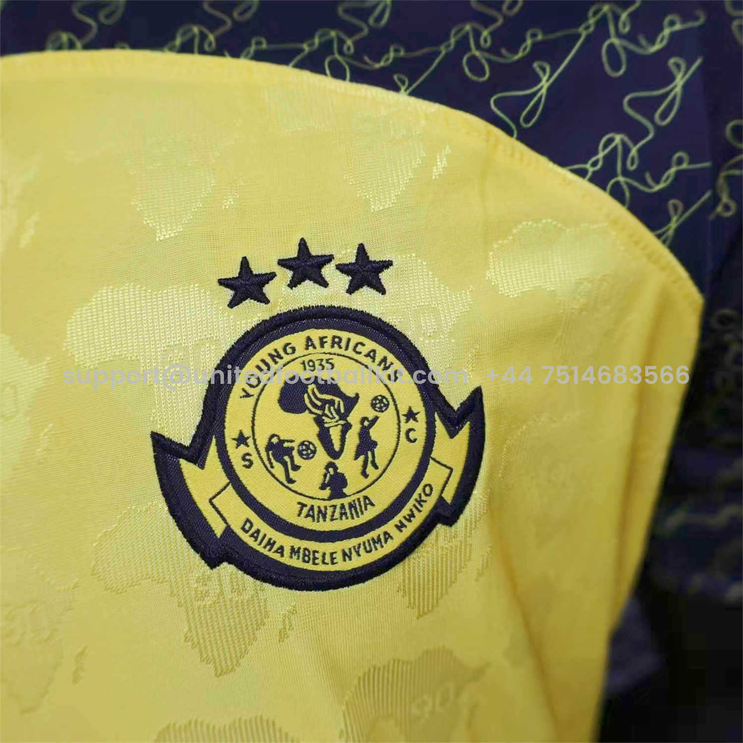 Unitedfootballkit.com | Young Africans SC 25-26 Away Jersey - Player Version -Customize Name, Number and Patch | Worldwide Shipping