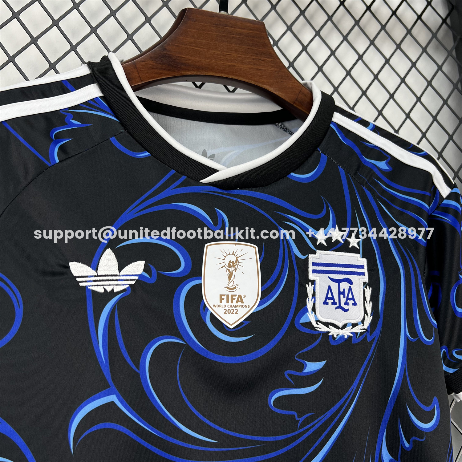 Unitedfootballkit.com | Argentina 2026 Away Kids Kit -Customize Name, Number and Patch | Worldwide Shipping