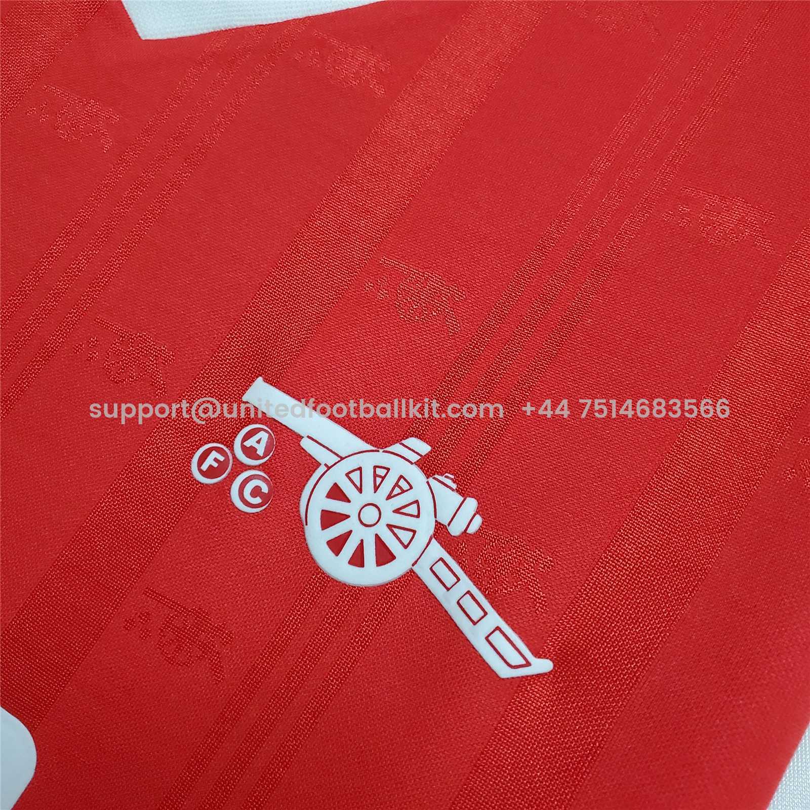 Unitedfootballkit.com | Retro Arsenal 86-88 Home Stadium Jersey -Customize Name, Number and Patch | Worldwide Shipping