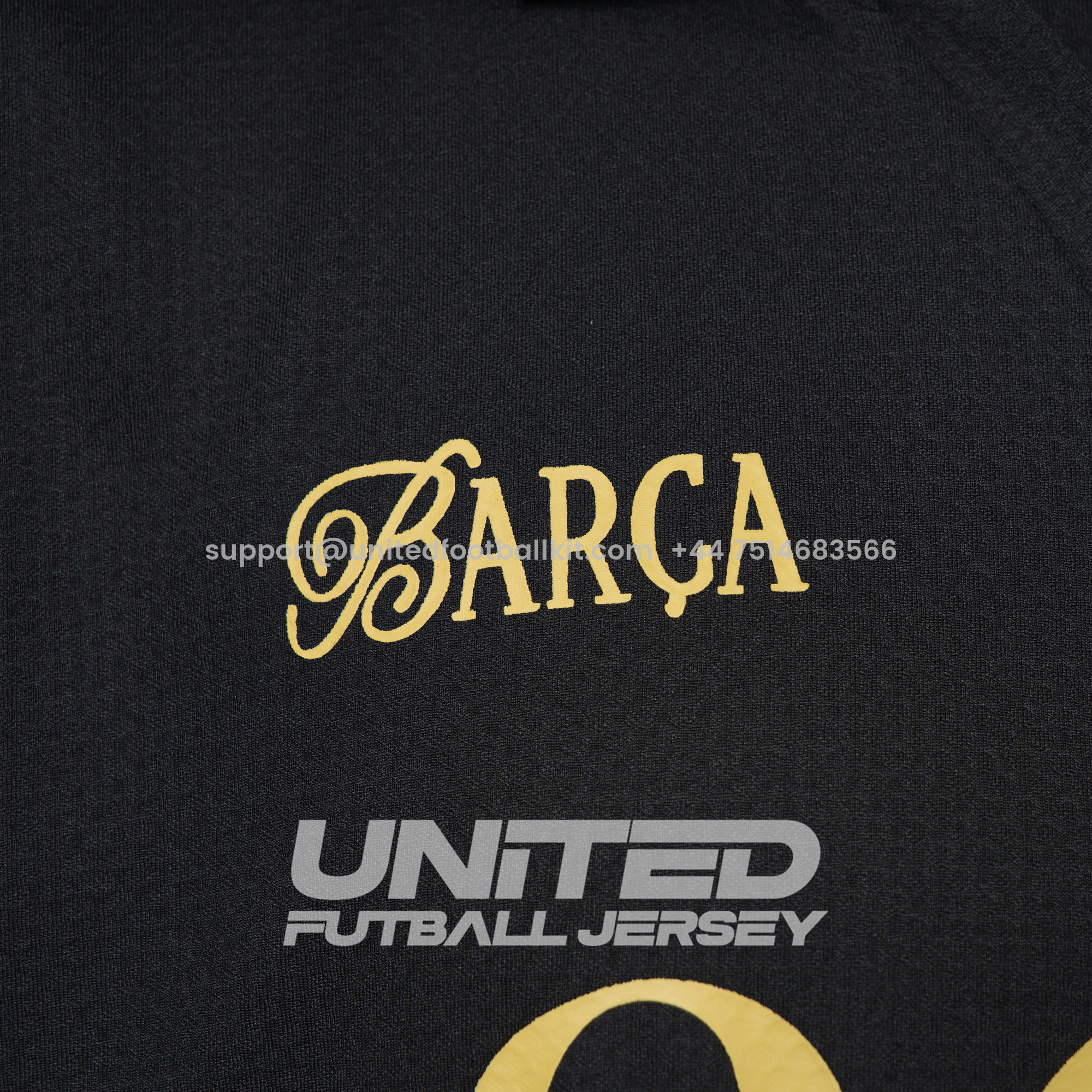 Unitedfootballkit.com | Barcelona 24-25 Yamal Anniversary Black Jersey - Player Version -Customize Name, Number and Patch | Worldwide Shipping