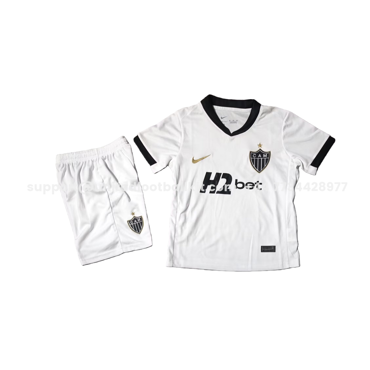 Unitedfootballkit.com | Atletico Mineiro 26-27 Away Kids Kit -Customize Name, Number and Patch | Worldwide Shipping
