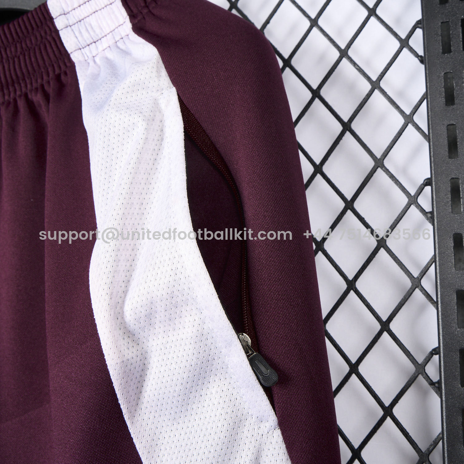 Unitedfootballkit.com | Bayern Munich 24-25 Burgundy Training Pants - Player Version -Customize Name, Number and Patch | Worldwide Shipping