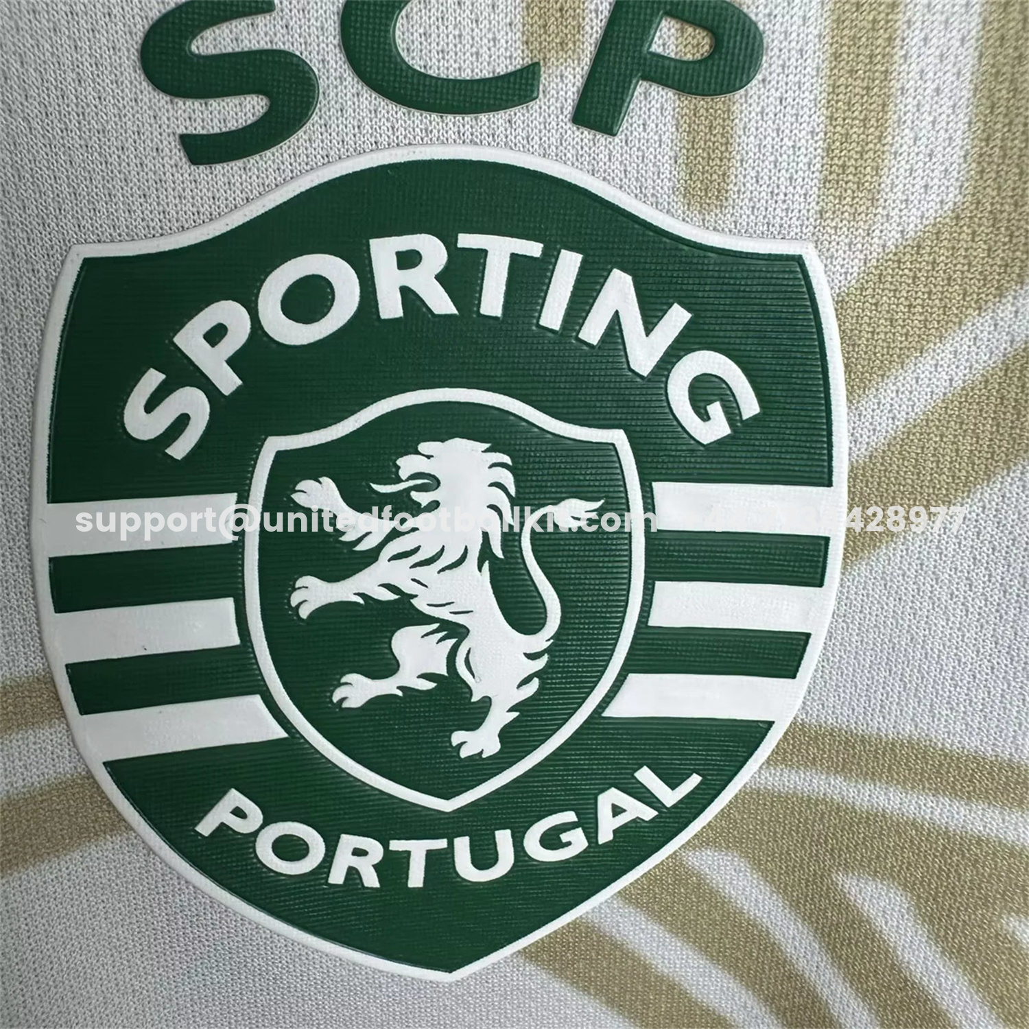 Unitedfootballkit.com | Sporting CP 25-26 Yellow And White Special Jersey - Fans Version -Customize Name, Number and Patch | Worldwide Shipping