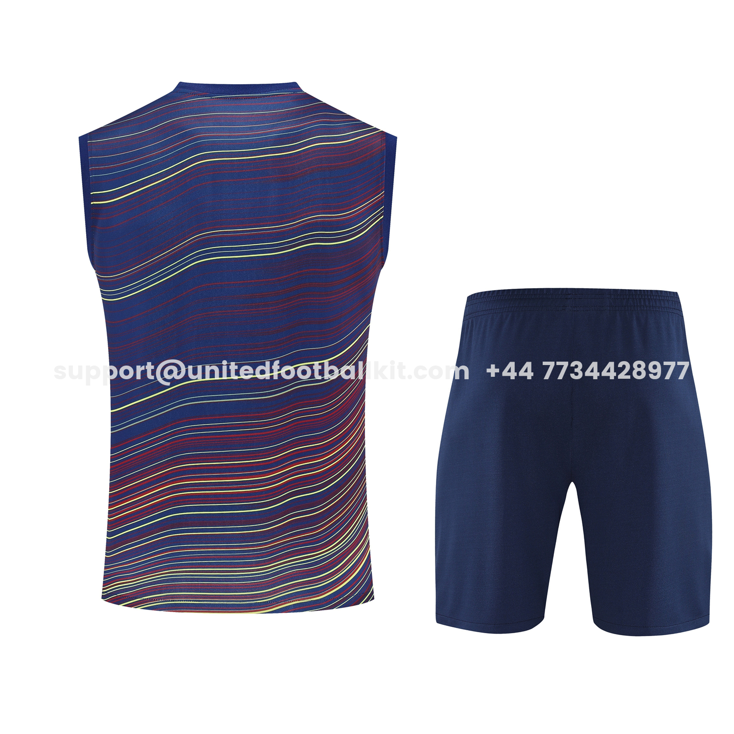 Unitedfootballkit.com | Barcelona 25-26 Short-Sleeve Training Set - Colors Top & Dark Blue With Pink Accents Pants -Customize Name, Number and Patch | Worldwide Shipping