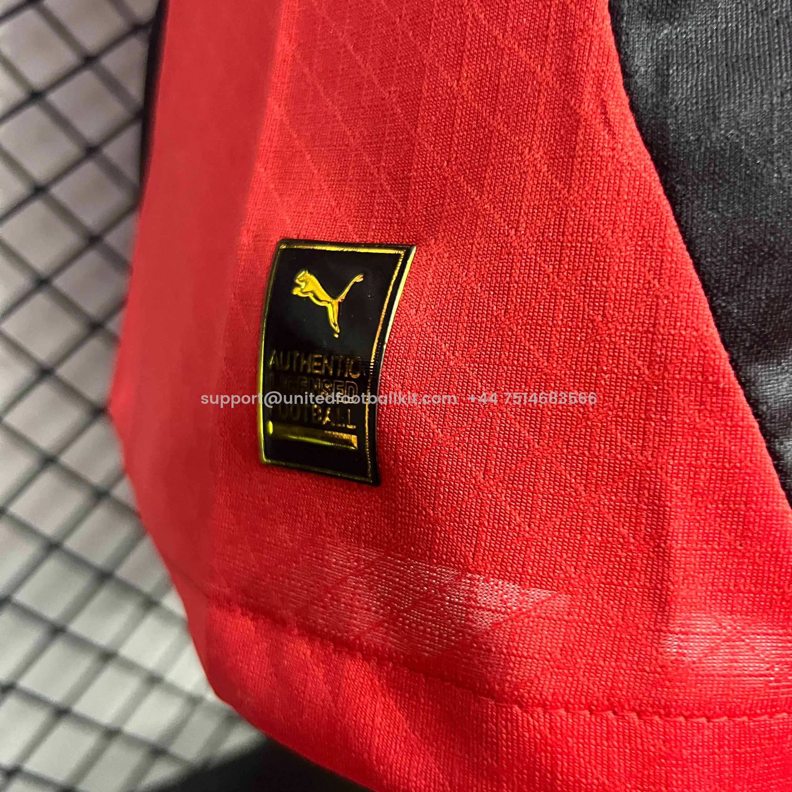 Unitedfootballkit.com | AC Milan 24-25 Home Stadium Jersey - Player Version -Customize Name, Number and Patch | Worldwide Shipping