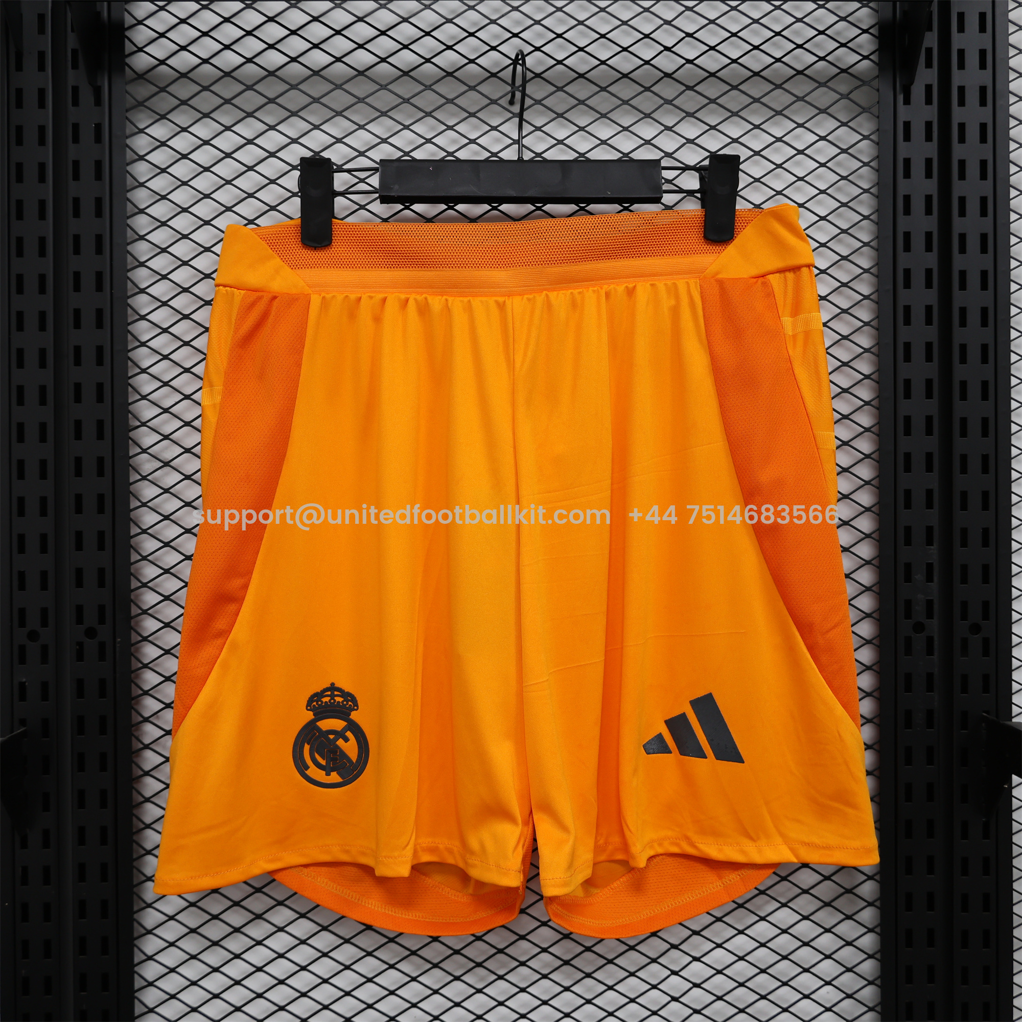 Unitedfootballkit.com | Real Madrid 24-25 Away Shorts - Player Version -Customize Name, Number and Patch | Worldwide Shipping