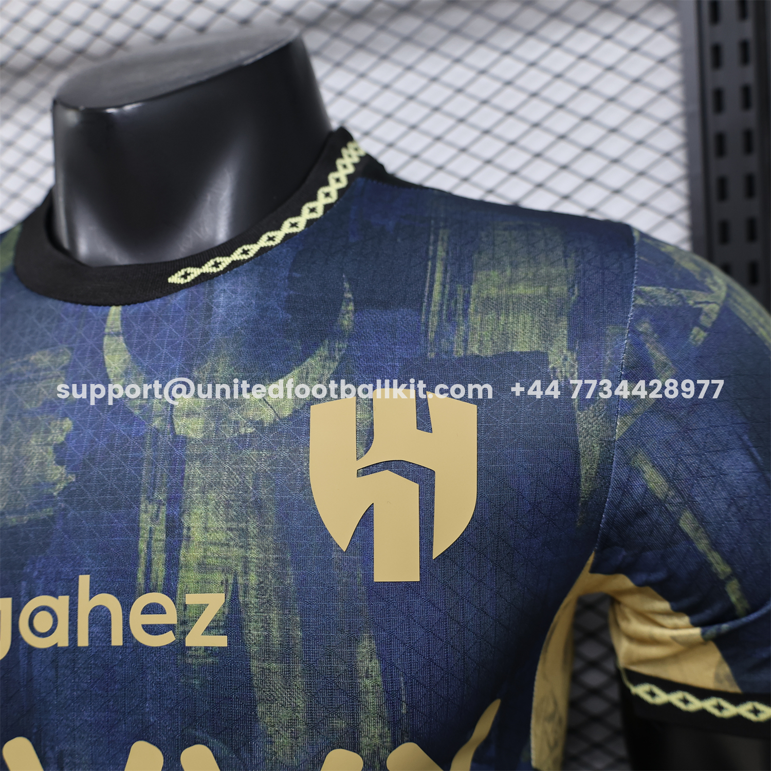 Unitedfootballkit.com | Al Hilal Riyadh Crescent 26-27 Navy blue Special Jersey - Player Version -Customize Name, Number and Patch | Worldwide Shipping