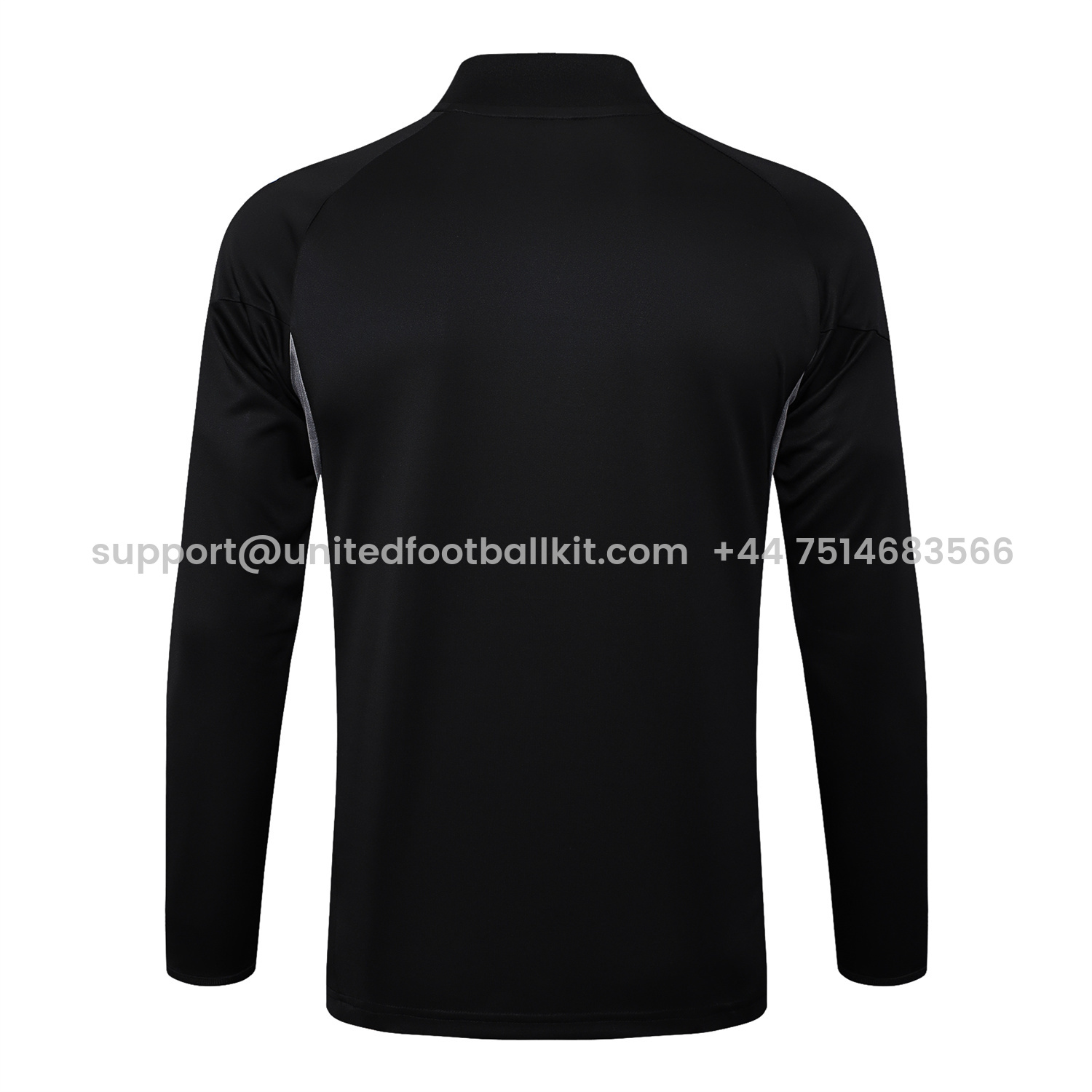 Unitedfootballkit.com | INT M.A.M 25-26 Long Sleeves Training Set - Black Top & Black Pants -Customize Name, Number and Patch | Worldwide Shipping