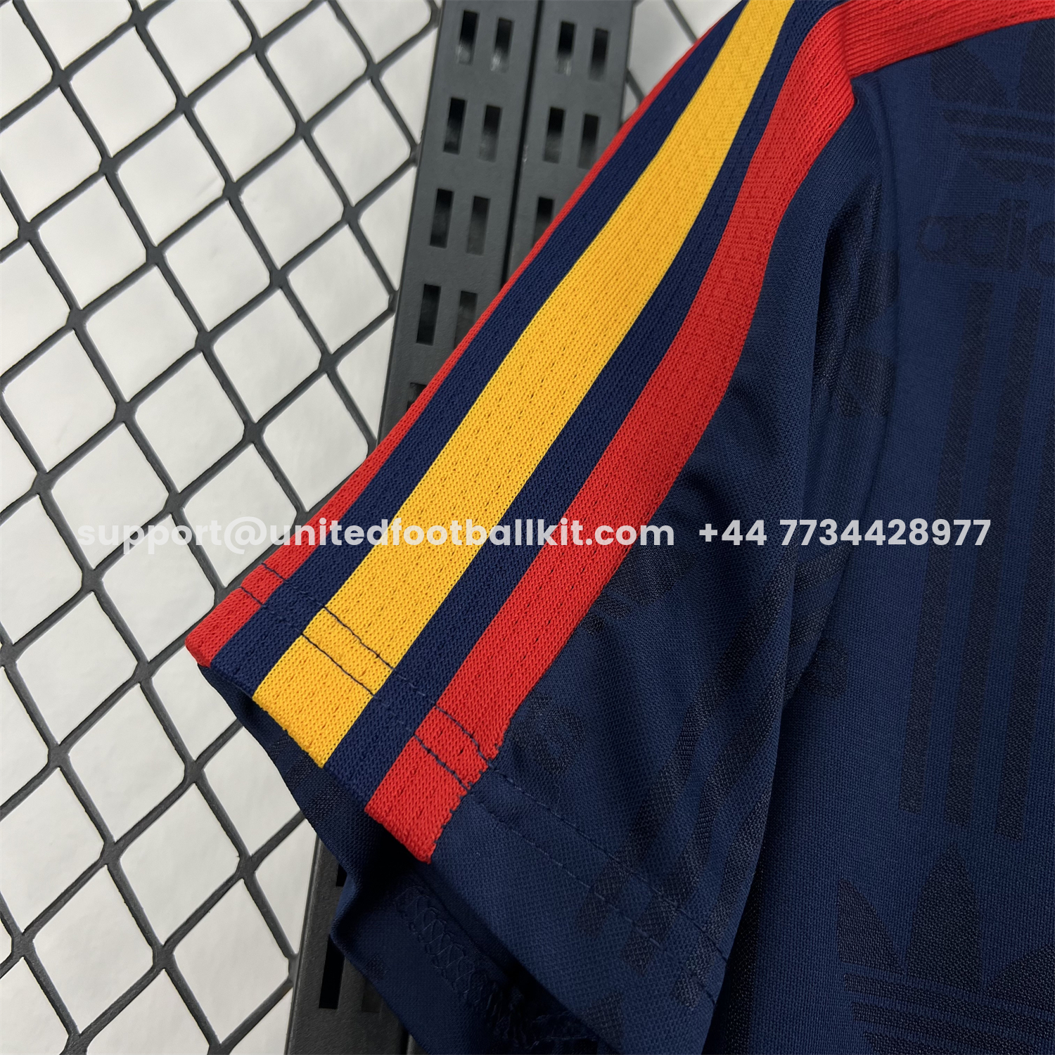 Spain 2026 Dark Blue With Red Accents Special Jersey - Fans Version:football jersey mysite: unitedjerseyfootball 邓江浪:football