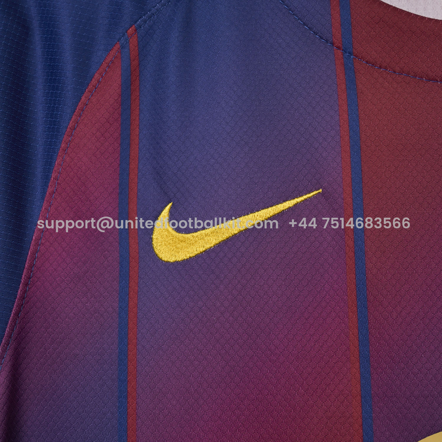 Unitedfootballkit.com | Barcelona 25-26 Home Jersey - Fans Version -Customize Name, Number and Patch | Worldwide Shipping