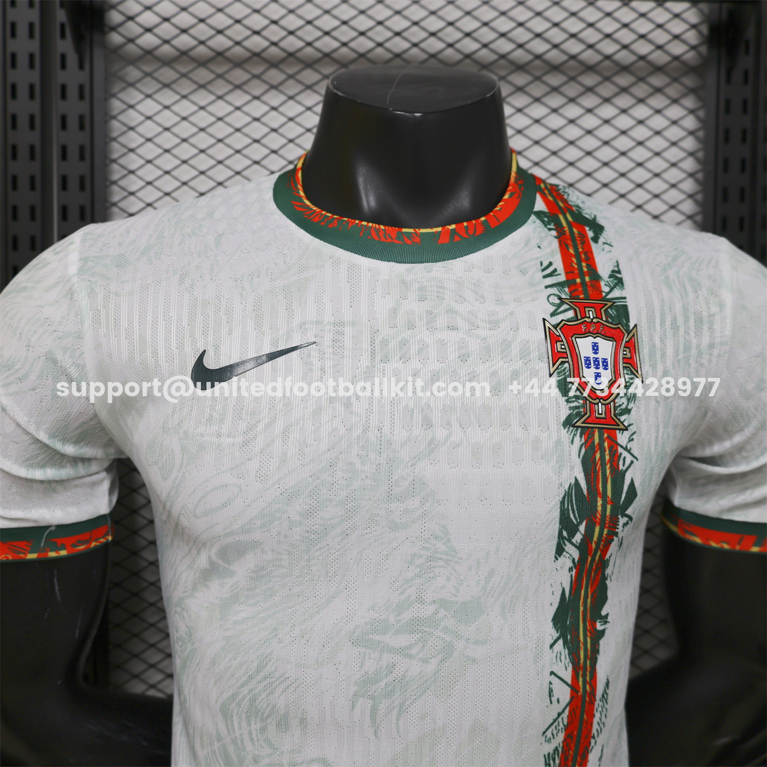 Unitedfootballkit.com | Portugal 2026 Vines White Special Jersey - Player Version -Customize Name, Number and Patch | Worldwide Shipping