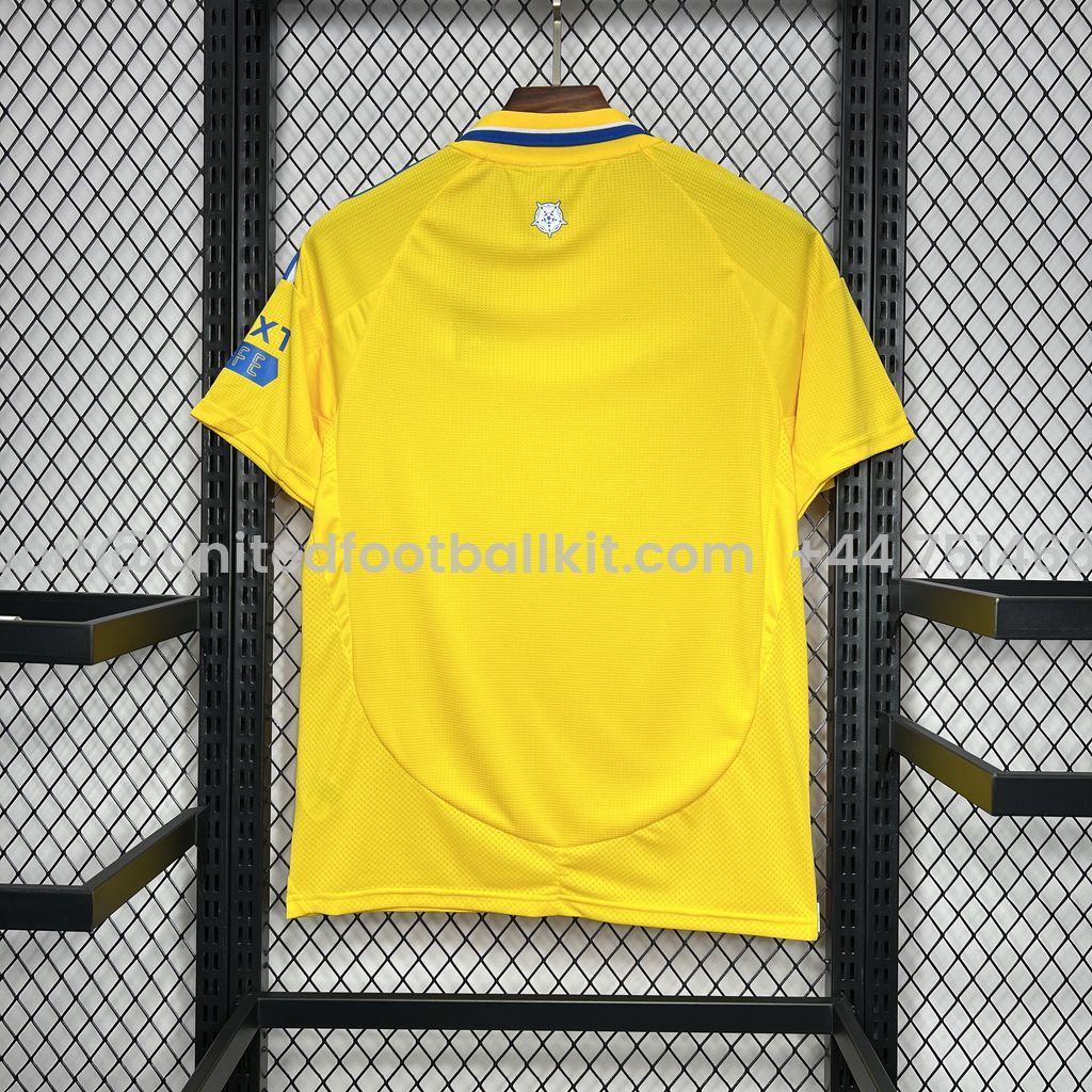 Unitedfootballkit.com | Leeds United 24-25 Away Jersey - Fans Version -Customize Name, Number and Patch | Worldwide Shipping