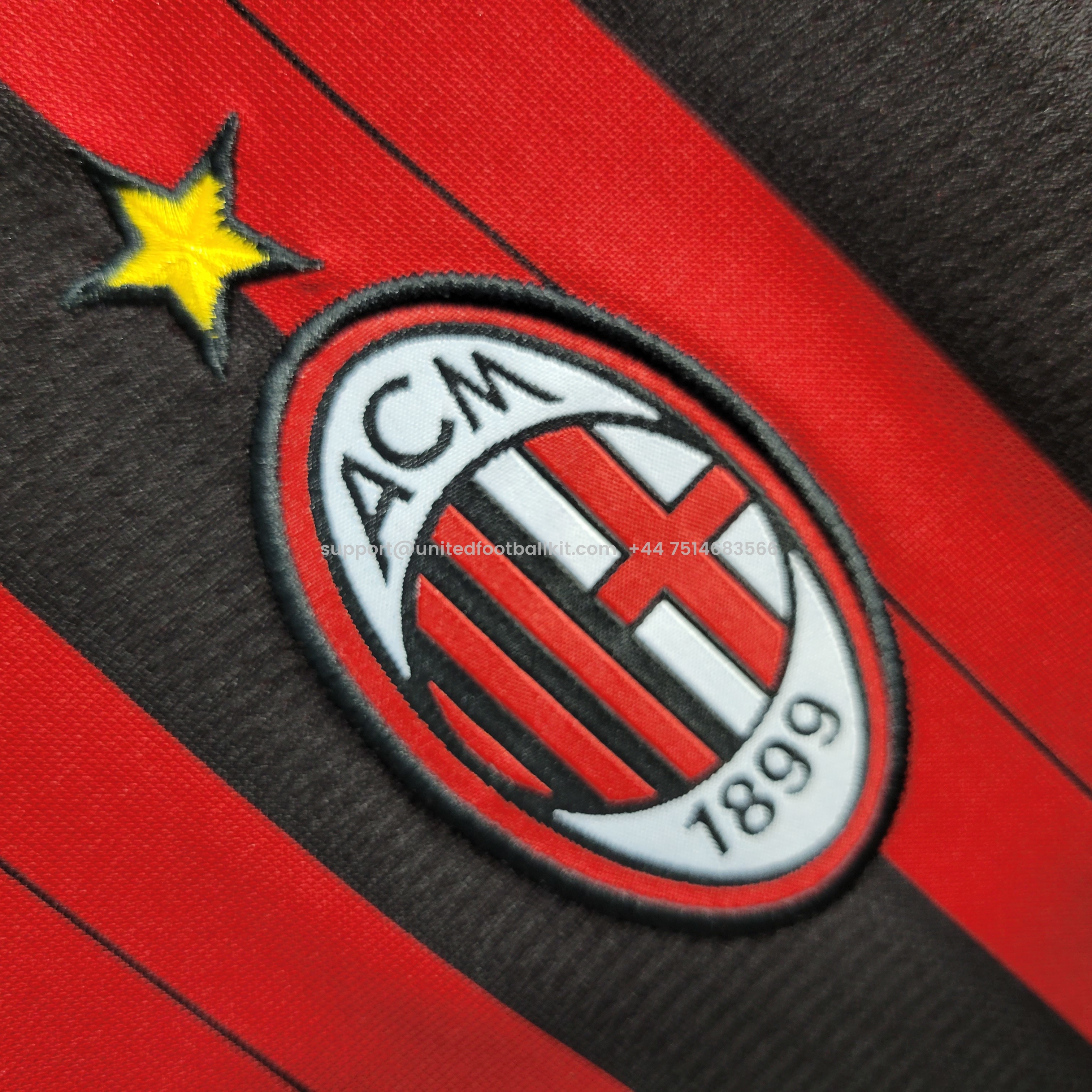 Unitedfootballkit.com | Retro AC Milan 13-14 Home Stadium Jersey -Customize Name, Number and Patch | Worldwide Shipping