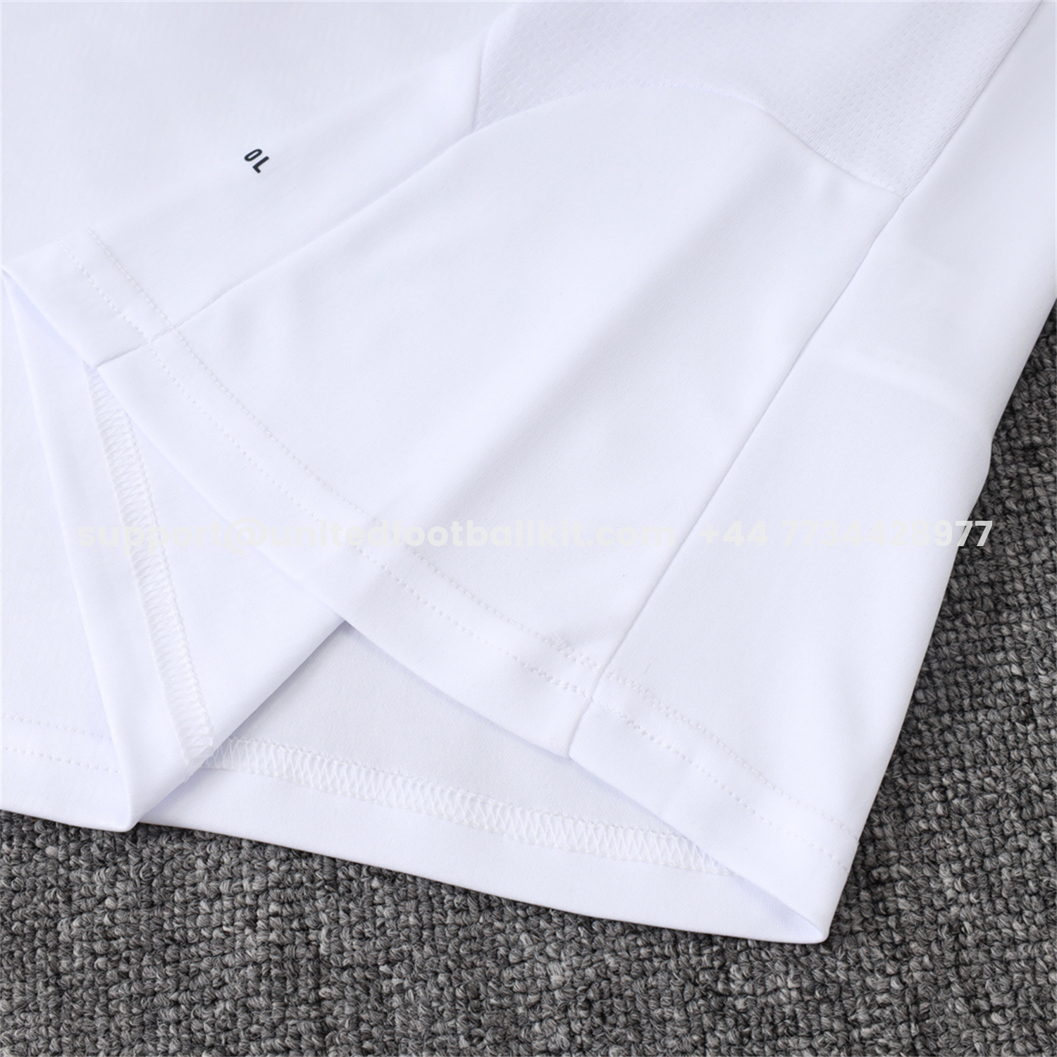 Unitedfootballkit.com | SC Internacional 2026 Short-Sleeve Training Set - White Top and Red Shorts -Customize Name, Number and Patch | Worldwide Shipping