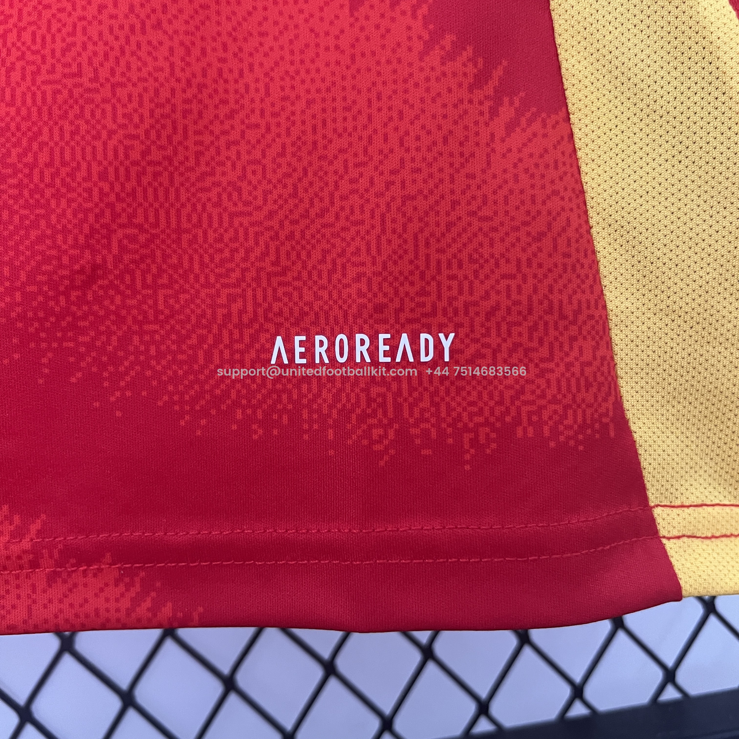 Unitedfootballkit.com | Spain 2024 Home Stadium Jersey - Fans Version -Customize Name, Number and Patch | Worldwide Shipping