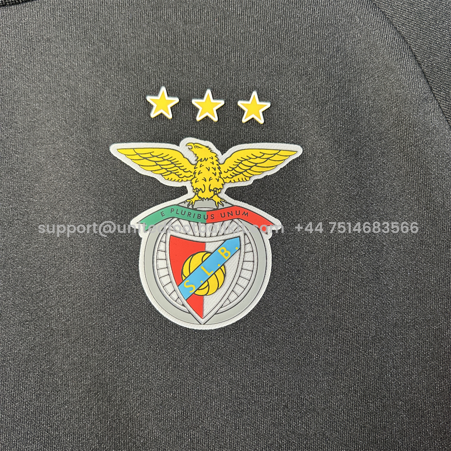 Unitedfootballkit.com | Benfica 25-26 Black Training Kids Kit -Customize Name, Number and Patch | Worldwide Shipping