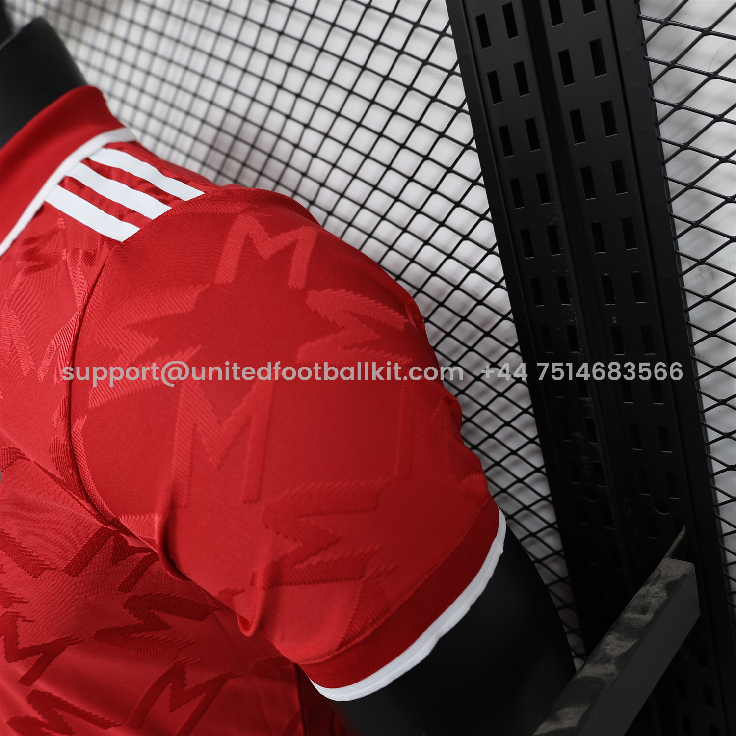 Unitedfootballkit.com | Manchester United 24-25 Red POLO Jersey - Player Version -Customize Name, Number and Patch | Worldwide Shipping