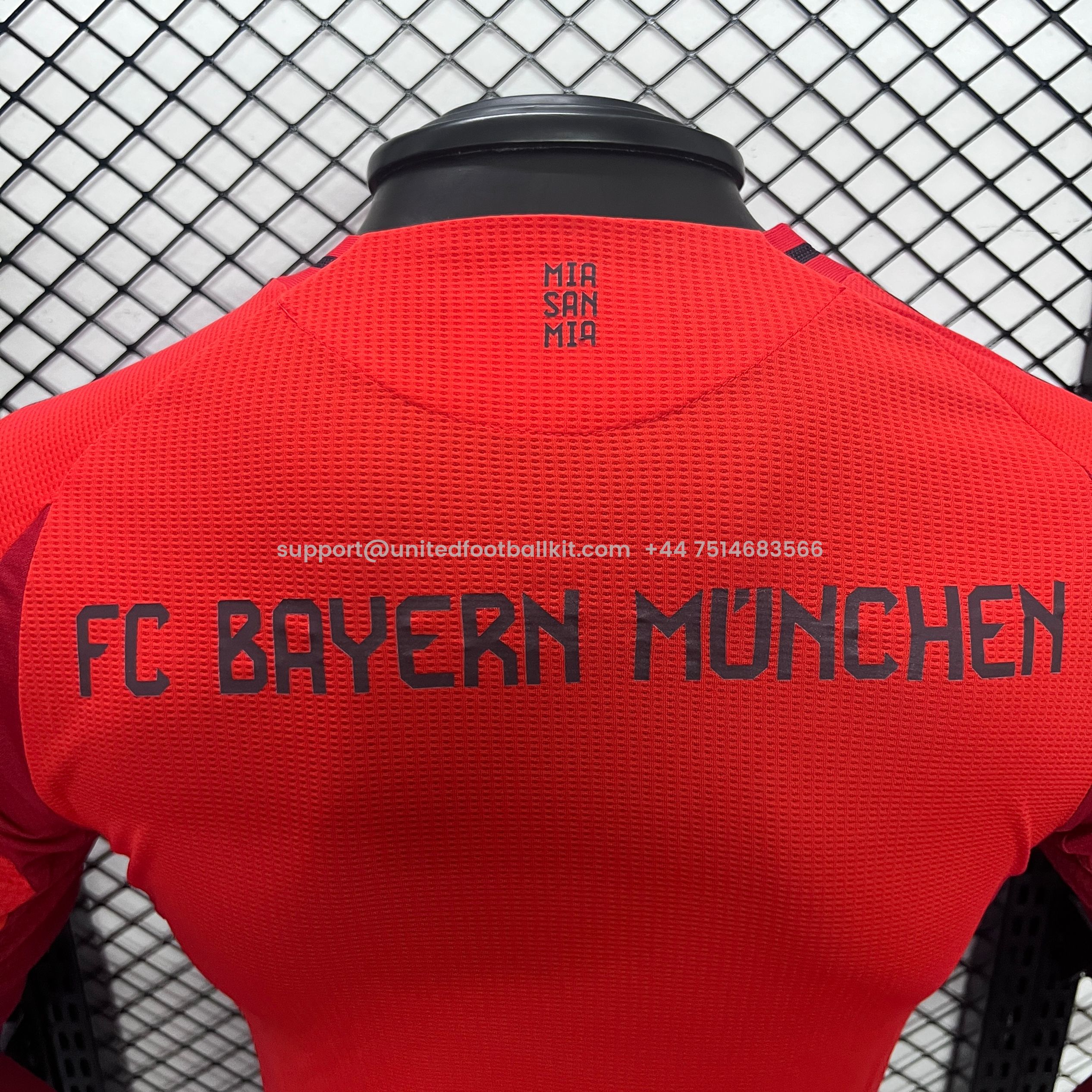Unitedfootballkit.com | Bayern Munich 24-25 Home Long Sleeve Jersey - Player Version -Customize Name, Number and Patch | Worldwide Shipping
