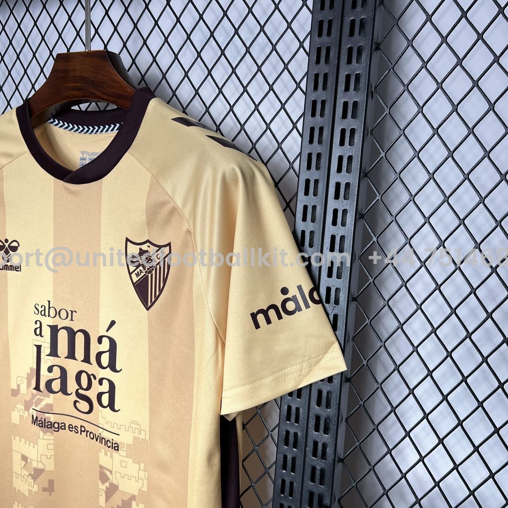 Unitedfootballkit.com | Malaga 24-25 Third Jersey - Fans Version -Customize Name, Number and Patch | Worldwide Shipping