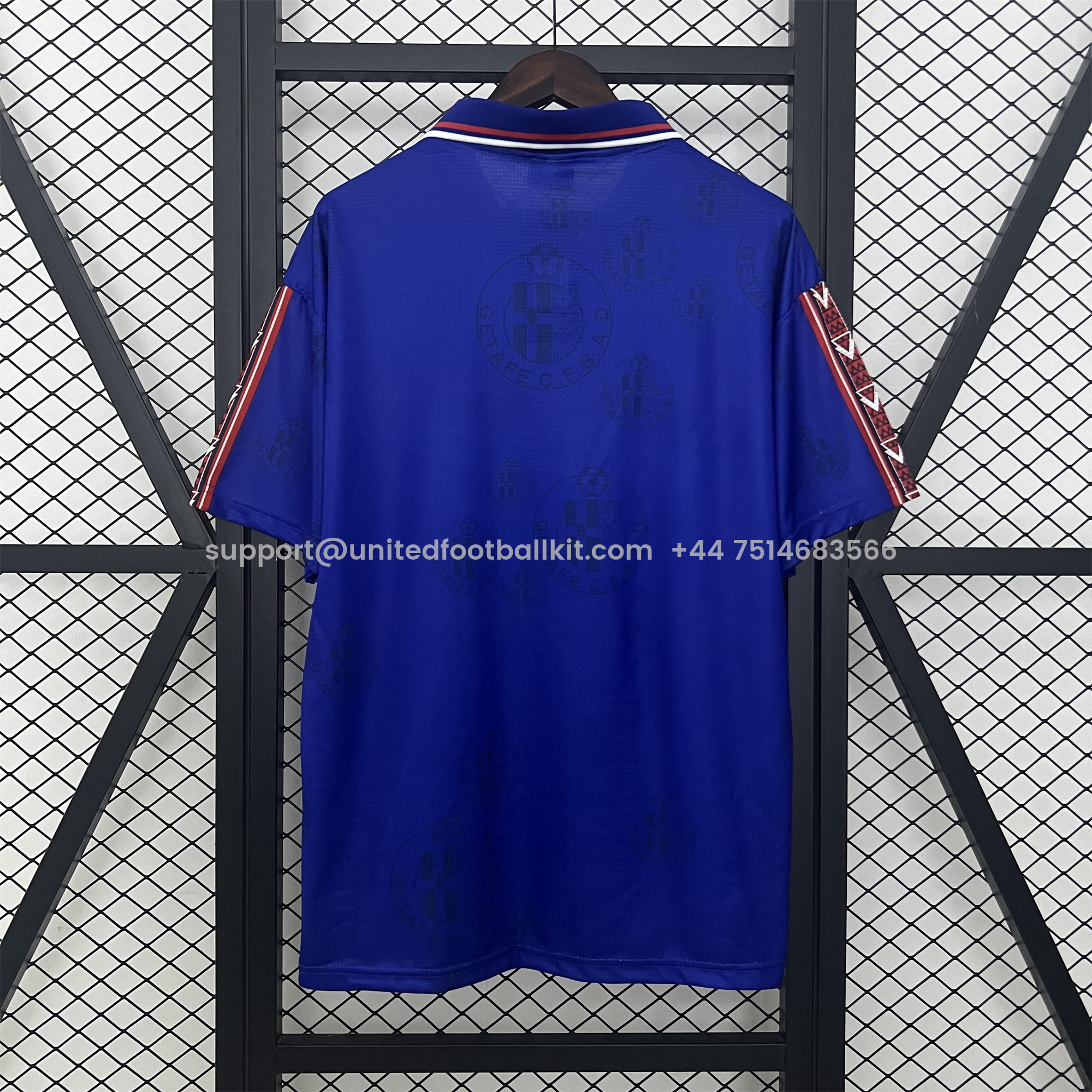 Unitedfootballkit.com | Retro Getafe CF 1998-99 Home Jersey -Customize Name, Number and Patch | Worldwide Shipping