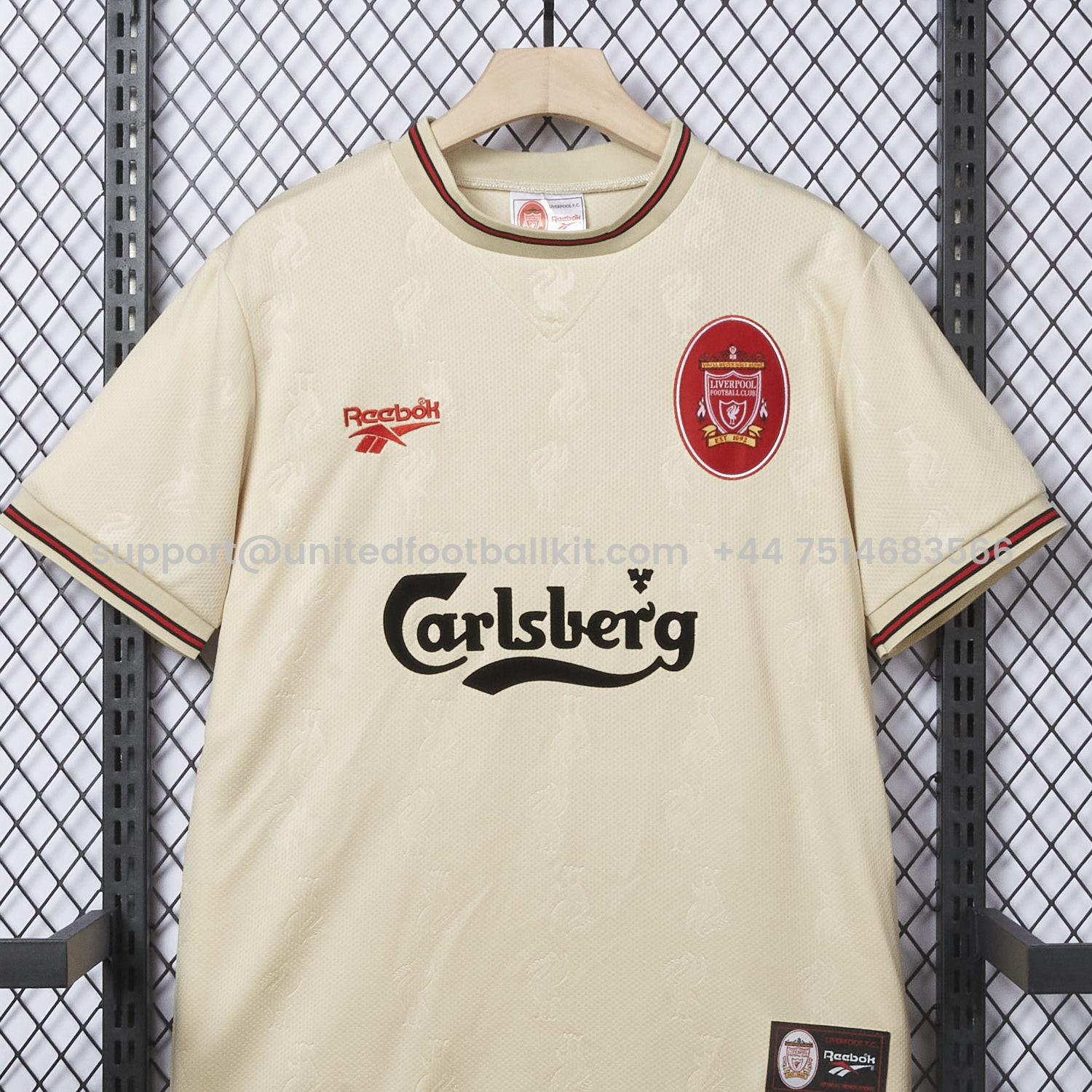 Unitedfootballkit.com | Retro Liver.pool 1996-97 Away Jersey -Customize Name, Number and Patch | Worldwide Shipping