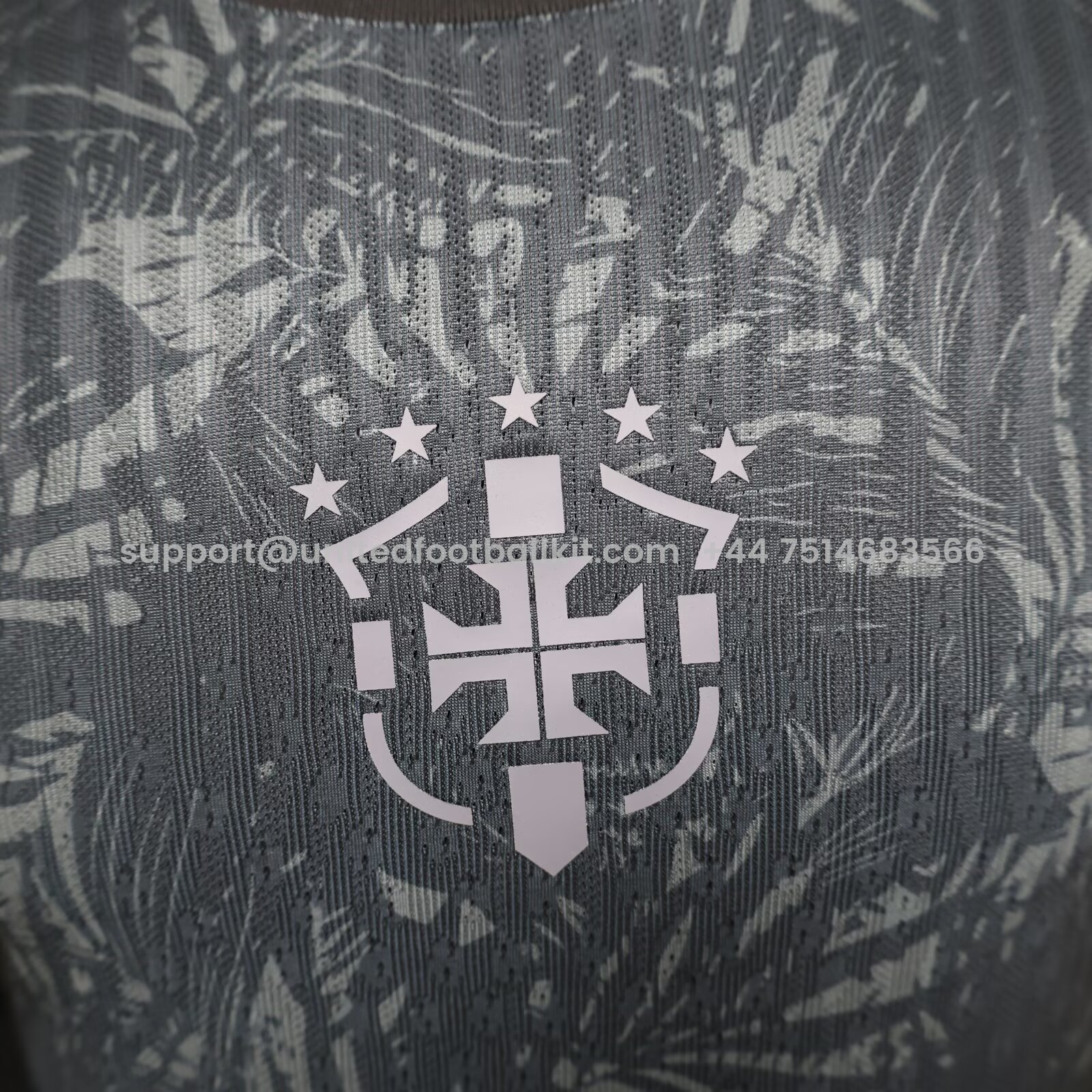 Unitedfootballkit.com | Brazil 2024-25 COMMA Neymar Black Jersey - Player Version -Customize Name, Number and Patch | Worldwide Shipping