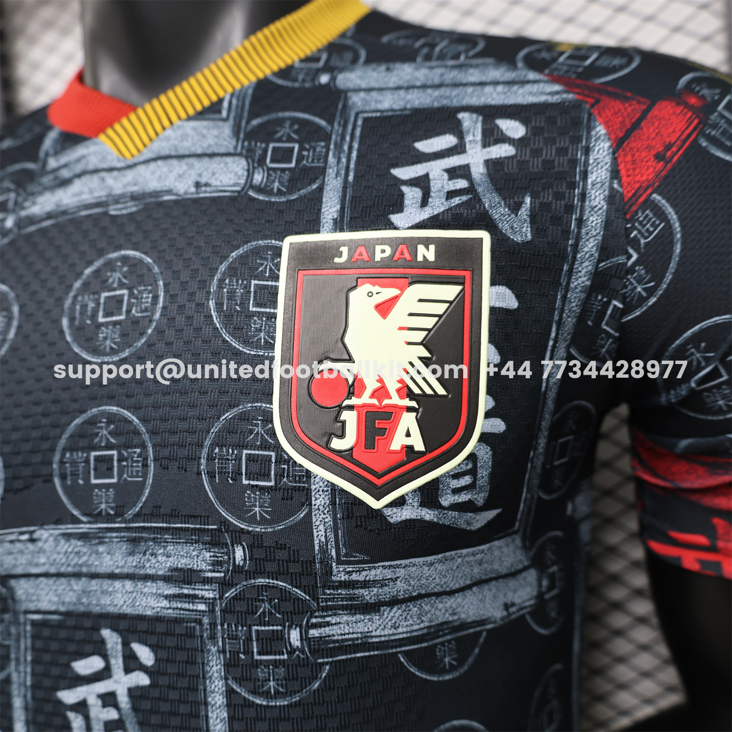 Unitedfootballkit.com | Japan 2026 Bushido Black Special Jersey - Player Version -Customize Name, Number and Patch | Worldwide Shipping
