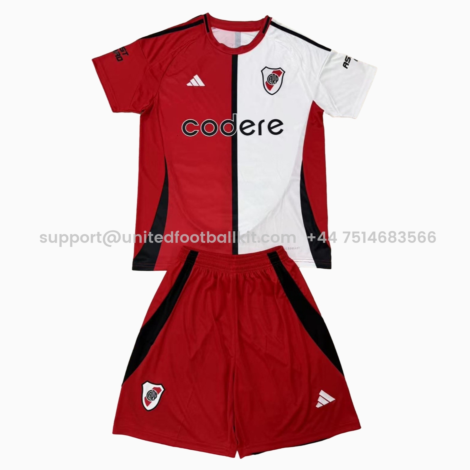 Unitedfootballkit.com | River Plate 25-26 Third Kids Kit -Customize Name, Number and Patch | Worldwide Shipping
