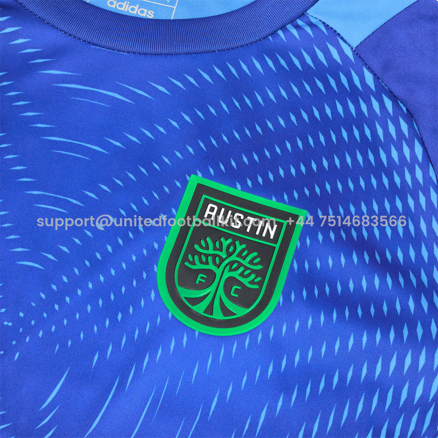 Unitedfootballkit.com | Austin 25-26 Blue Goalkeeper Jersey - Fans Version -Customize Name, Number and Patch | Worldwide Shipping