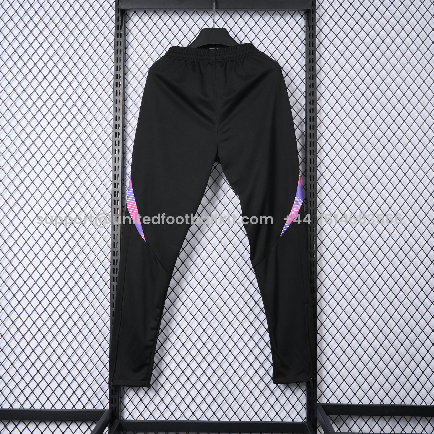 Unitedfootballkit.com | Germany 24-25 Black Training Pants - Player Version -Customize Name, Number and Patch | Worldwide Shipping